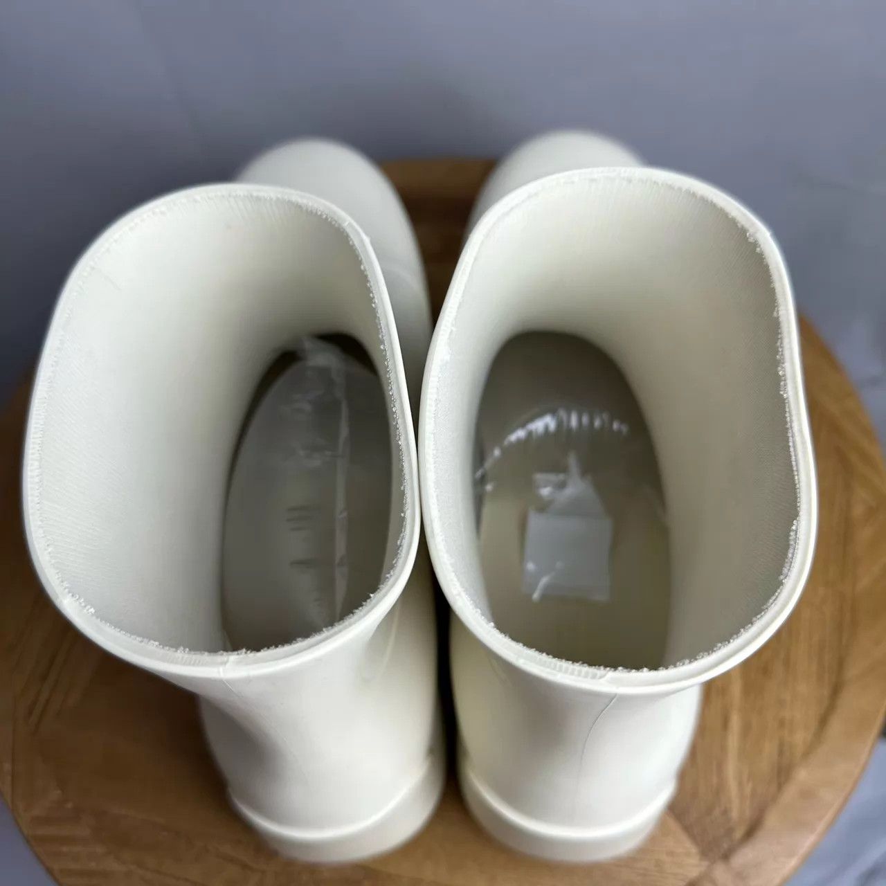Bottega Veneta BOTTEGA VENETA BV rain boots cream 40 98 new Size US 7 / EU 40 - 7 Thumbnail