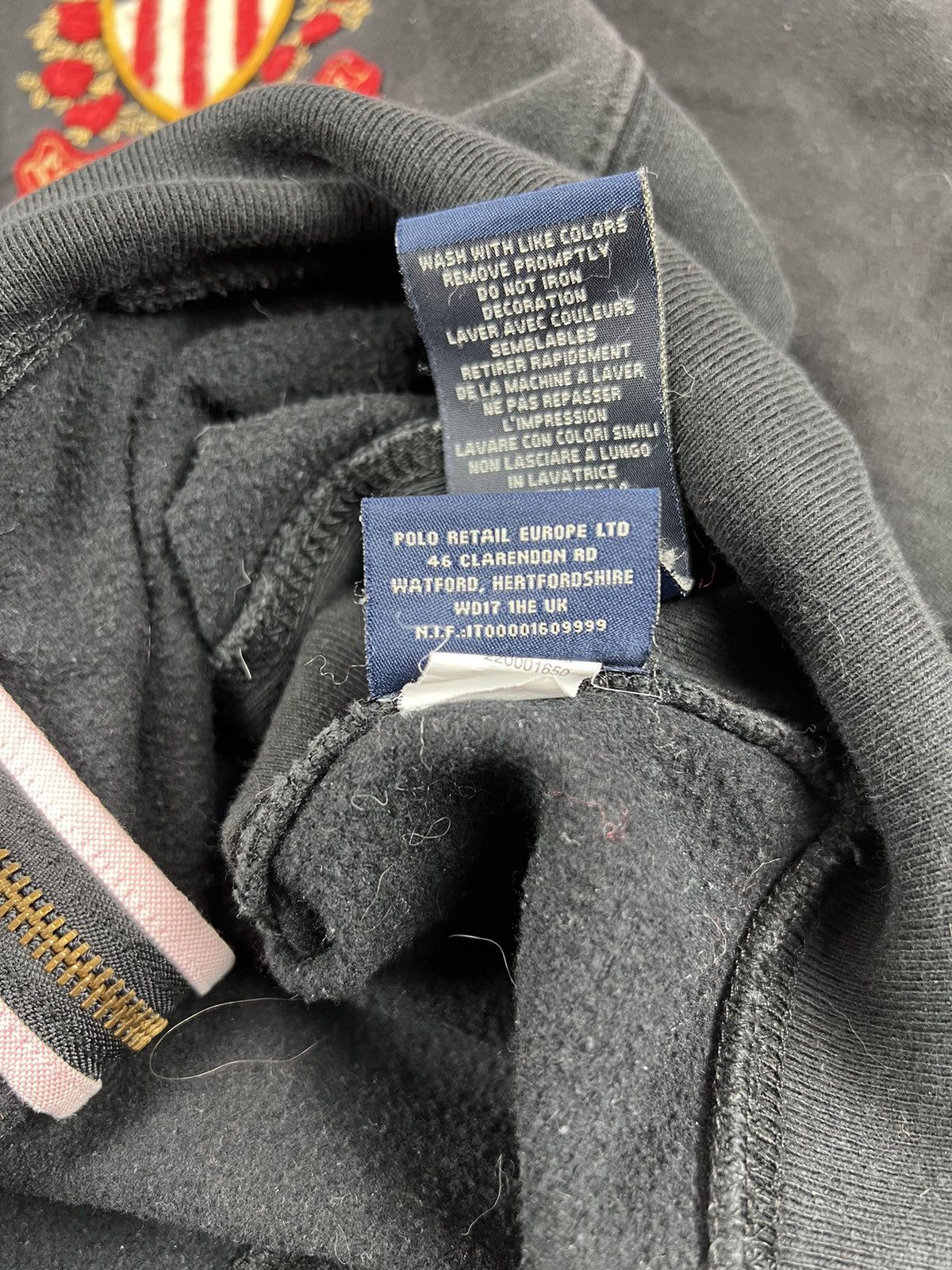 Other Vintage Polo Ralph Lauren Faded Full Zip Y2K Hoodie Size S / US 4 / IT 40 - 8 Thumbnail