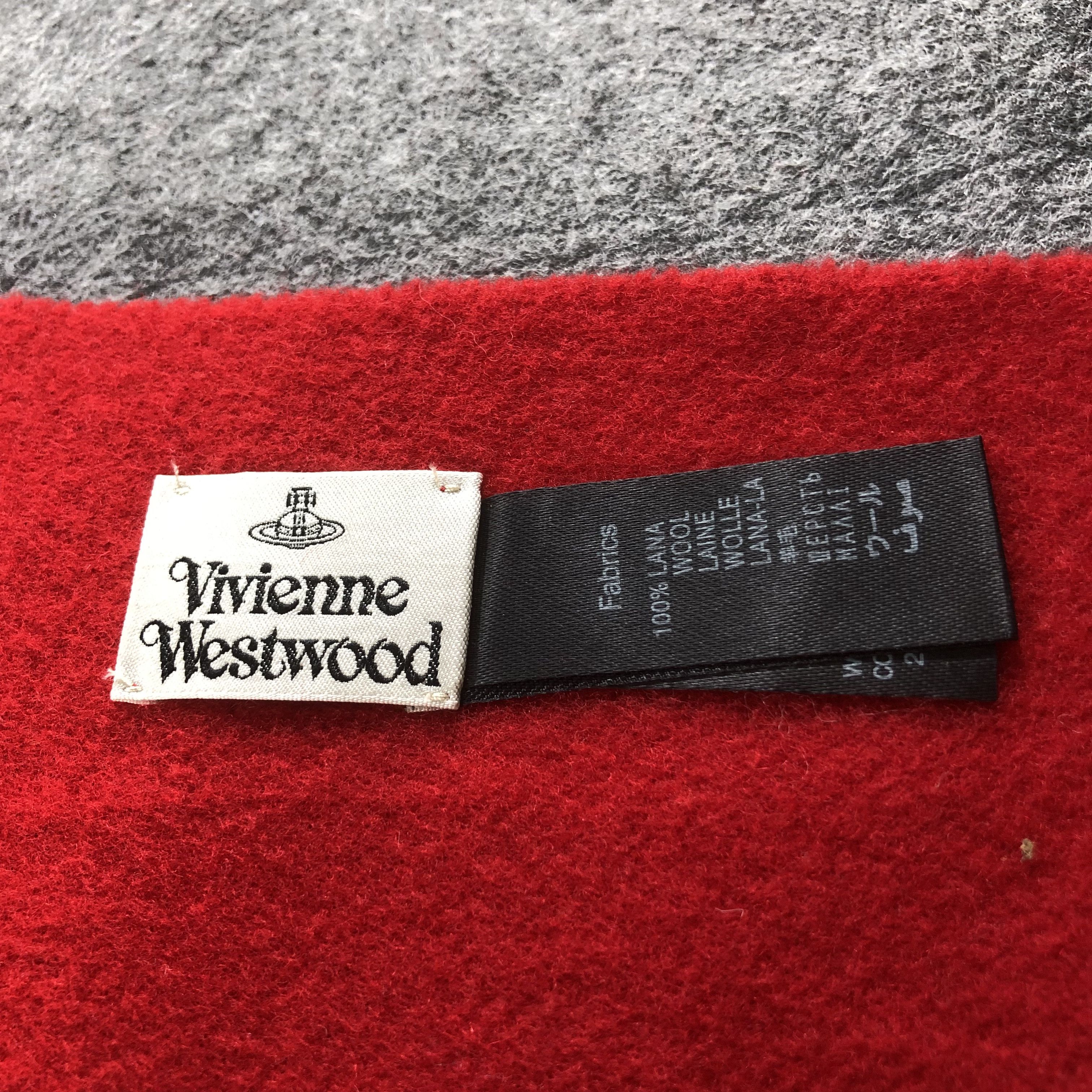 Vivienne Westwood Vivienne Westwood Wool Scarf Muffler V1791 Size ONE SIZE - 5 Thumbnail