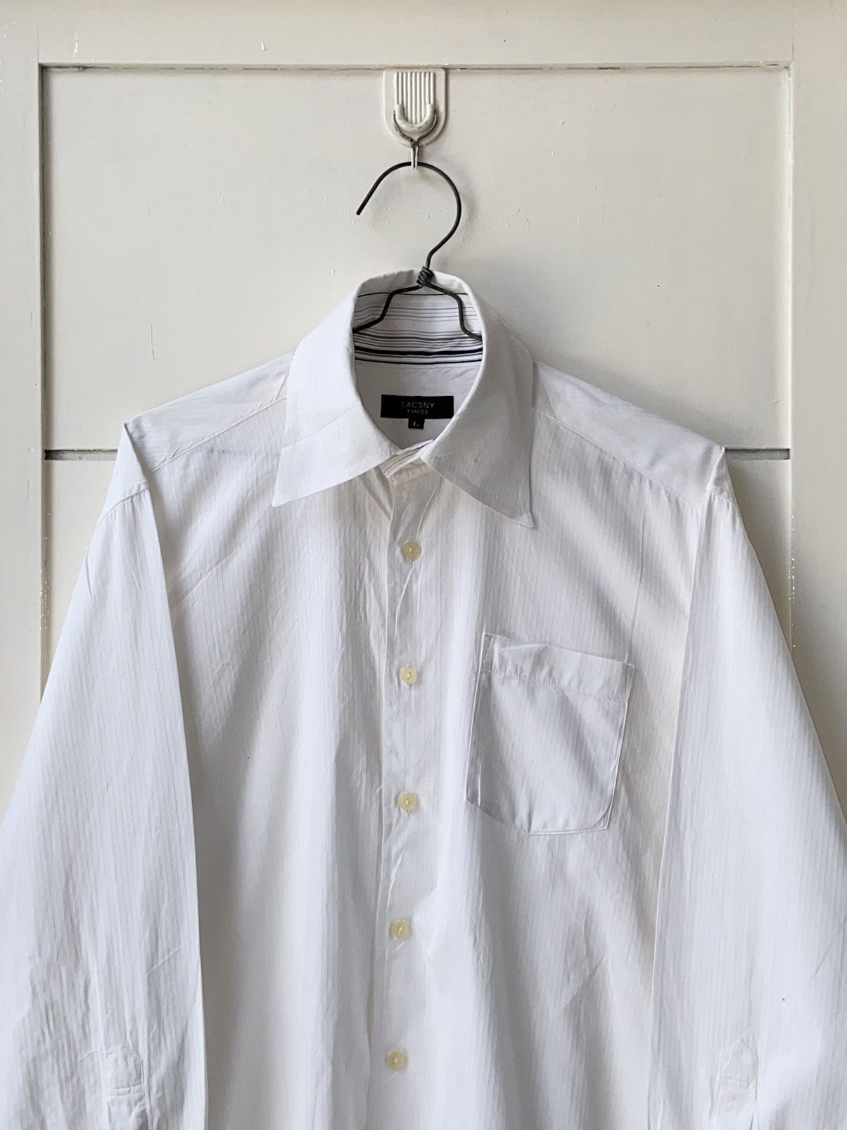 Yohji Yamamoto SACSNY Y’SACCS White Shirt Size US L / EU 52-54 / 3 - 2 Thumbnail