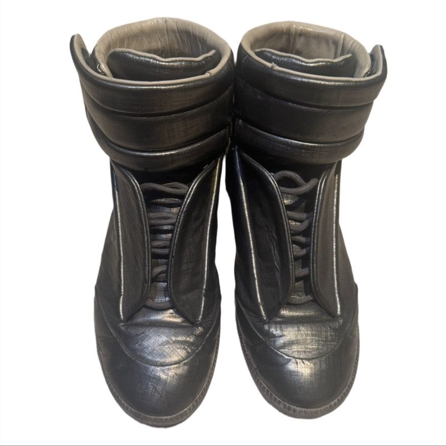Maison Margiela MAISON MARGIELA SS2016 METTALIC HIGH TOP FUTURES Size US 8.5 / EU 41-42 - 6 Thumbnail