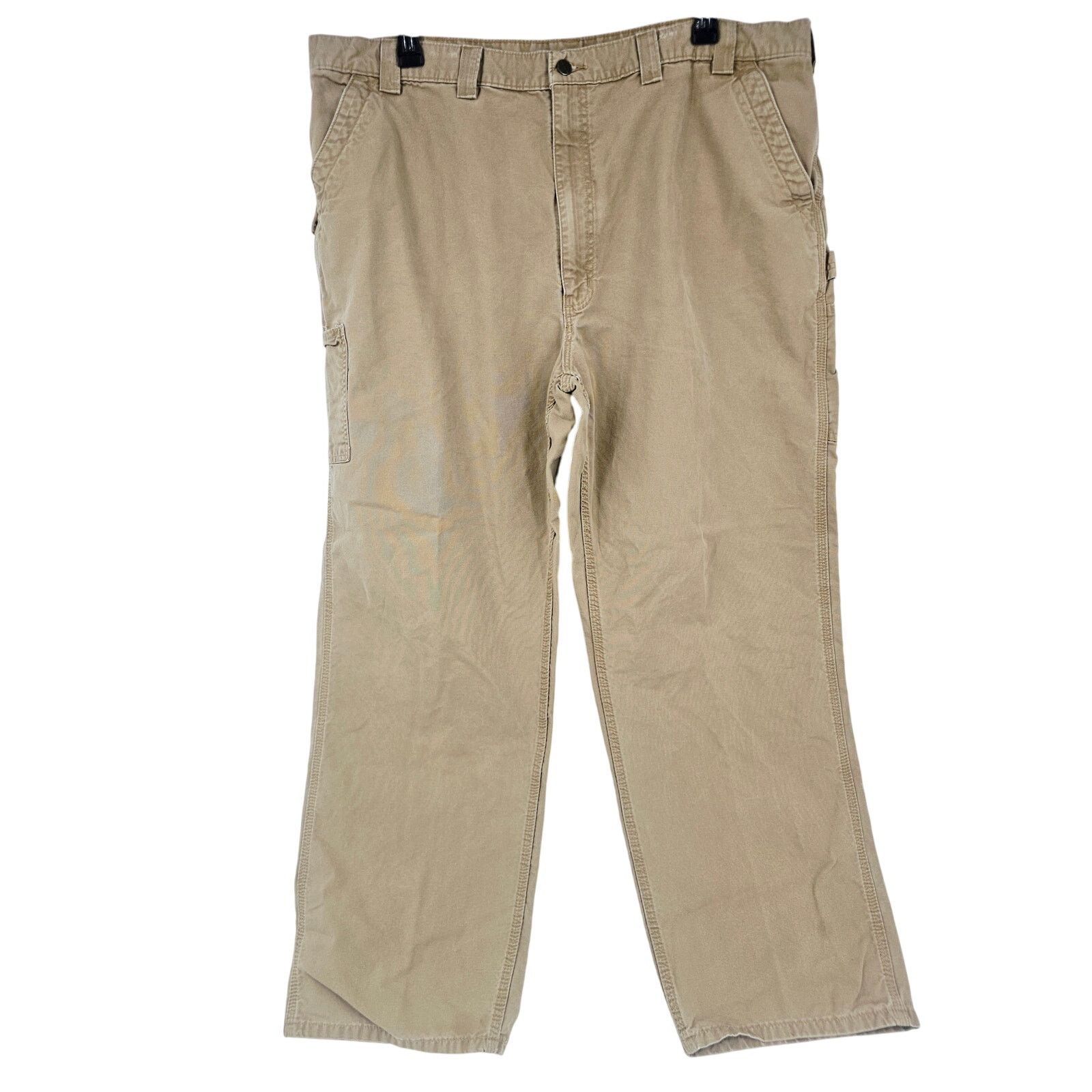 Carhartt Carhartt Loose Fit Utility WorK Pant Khaki Tan 46x32 3767 Size US 44 / EU 60 - 1 Thumbnail