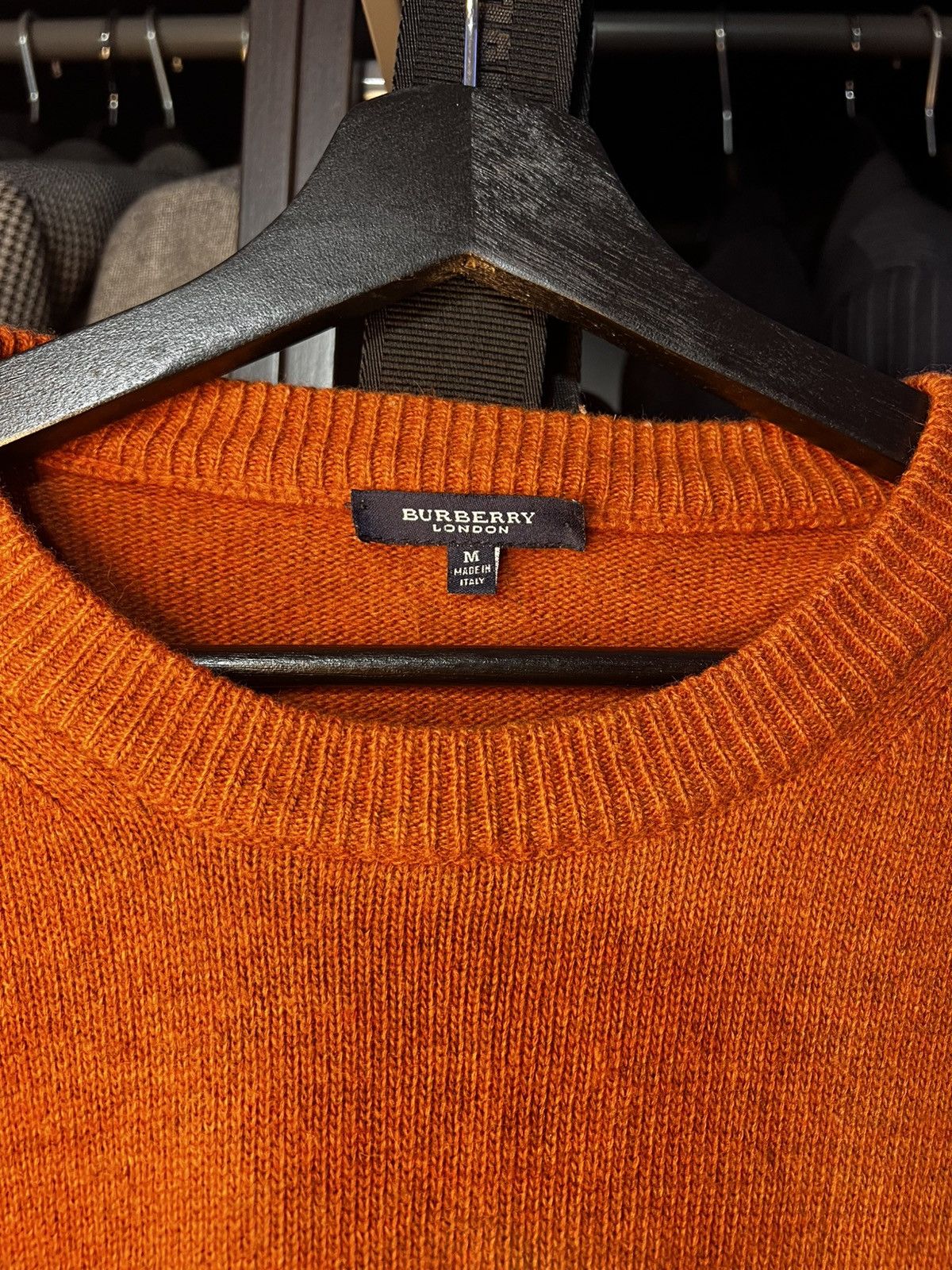 Burberry Burberry Wool Sweater - Dark Orange. Size M/L Size US M / EU 48-50 / 2 - 2 Thumbnail