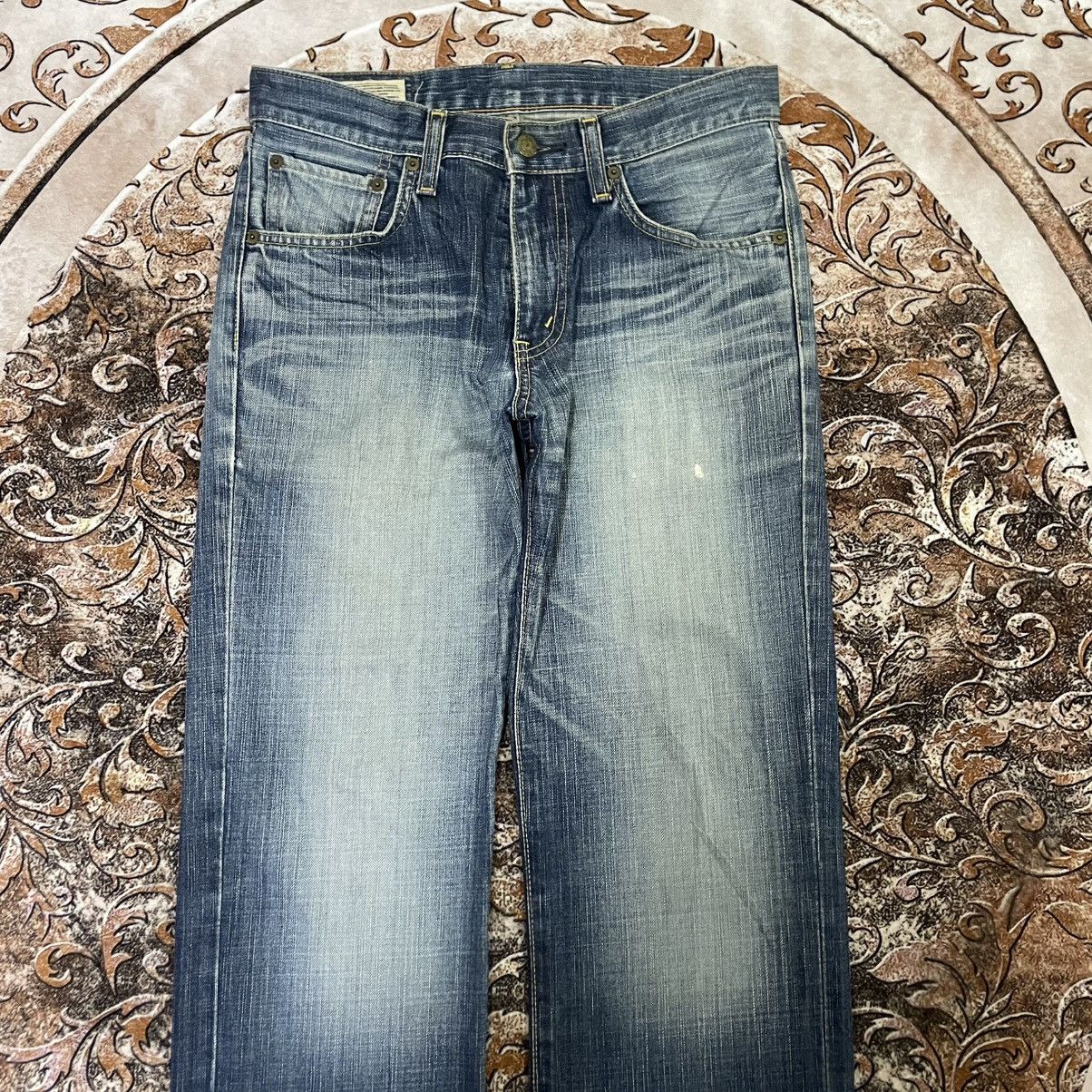 Edwin 🔥Vintage Edwin 503 Stoned Washed Distress Denim Jeans Size US 30 / EU 46 - 2 Thumbnail