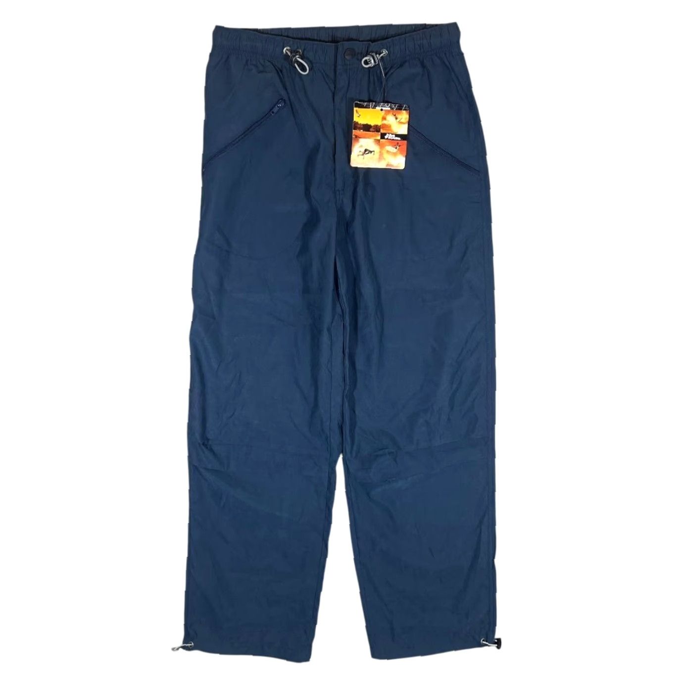 No Fear NO FEAR Navy Blue Outdoor Hiking Windbreaker Utility Track Pants Trousers Medium Mens Jeans? Size US 31 - 3 Thumbnail