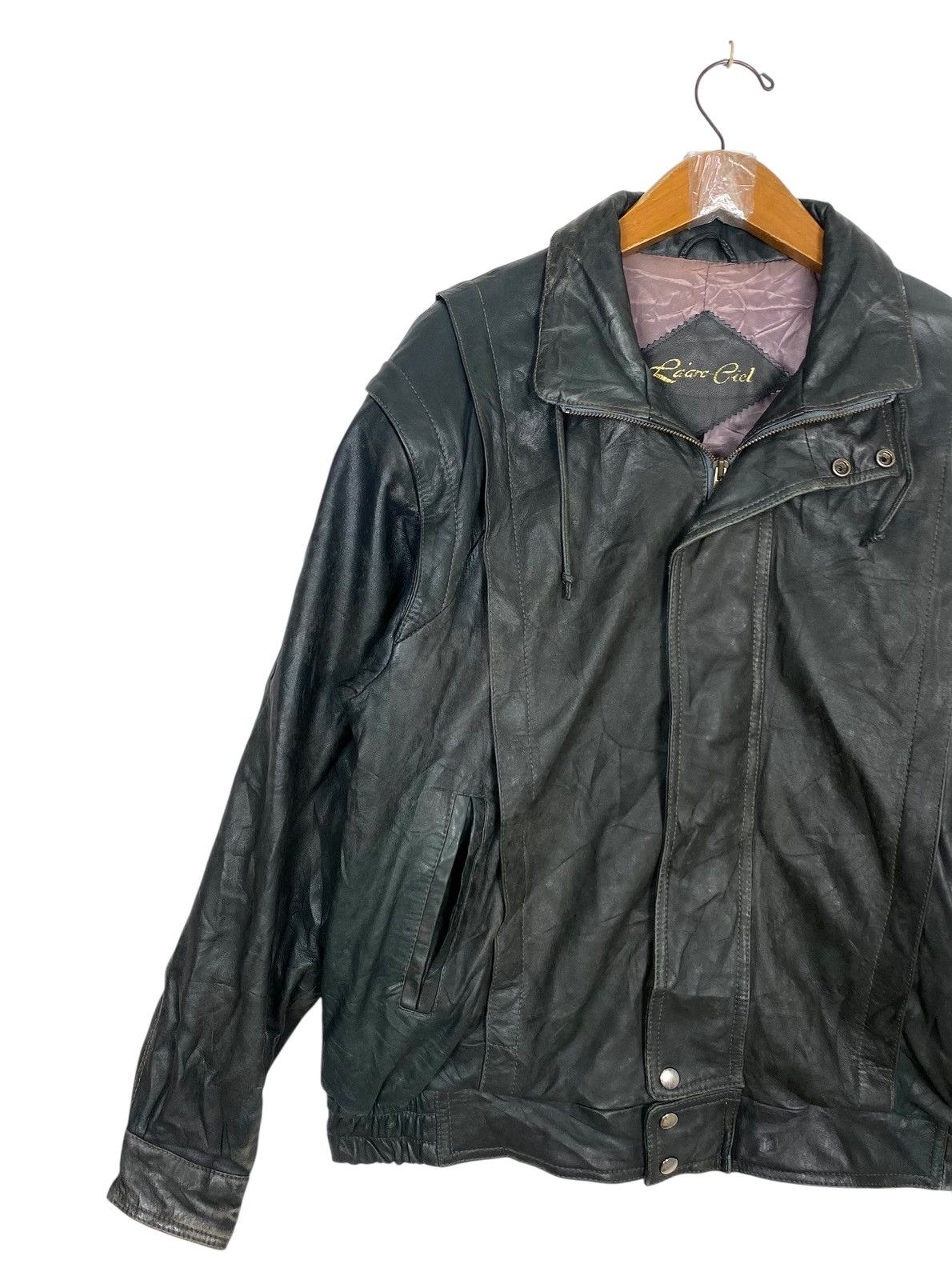 Vintage Rare‼️ Vintage Lear Ciel Genuine Leather Jacket Size US M / EU 48-50 / 2 - 2 Thumbnail