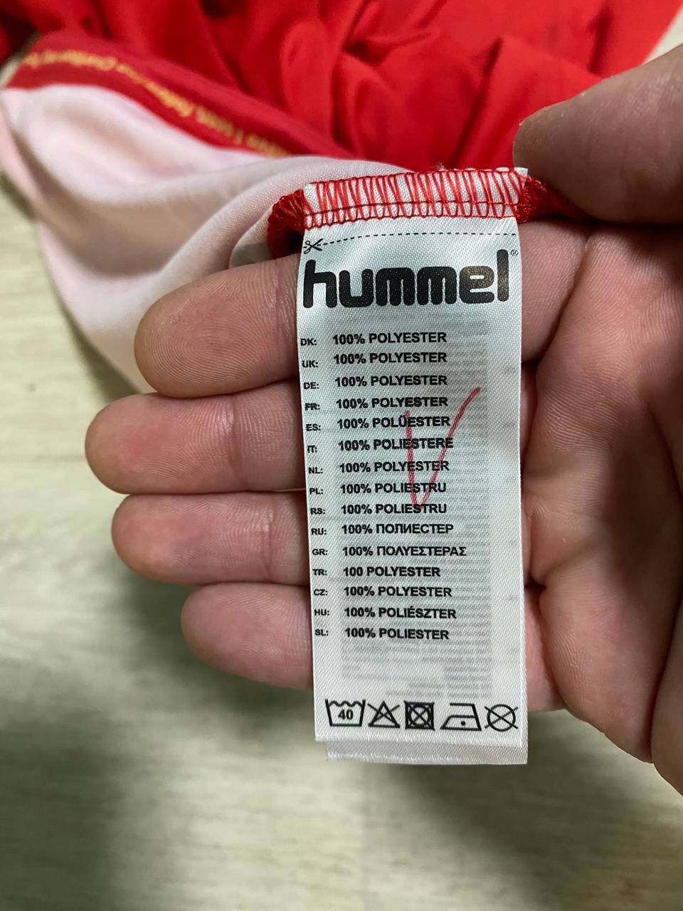 Hummel Hummel Charlton Athletic FC soccer jersey tee Size US L / EU 52-54 / 3 - 9 Thumbnail