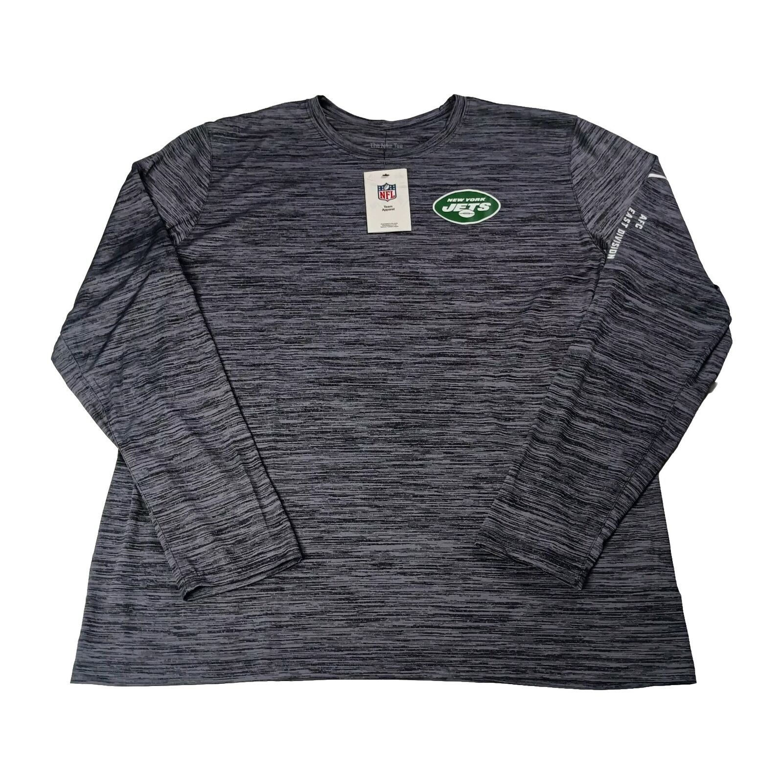 Nike Nike New York Jets T-Shirt Men's XL Gray Dri-Fit Tee Size US XL / EU 56 / 4 - 1 Thumbnail