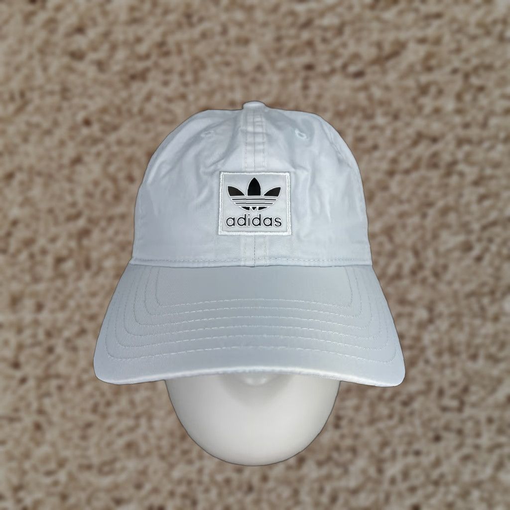 Adidas Adidas Hat Cap Strap Back Womens One Size Blue Embroidered 100% Nylon Outdoors Size ONE SIZE - 1 Thumbnail
