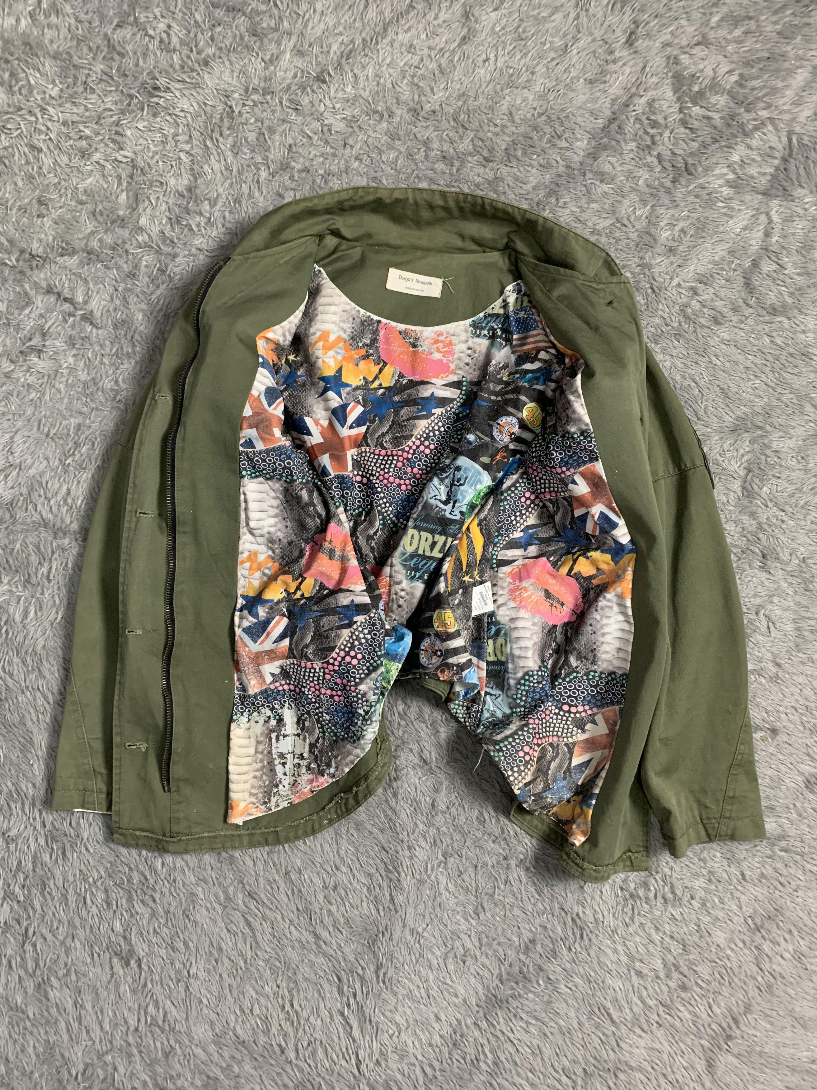 Japanese Brand Chaos Culture Military Shirt with Artwork inside Size S / US 4 / IT 40 - 2 Thumbnail