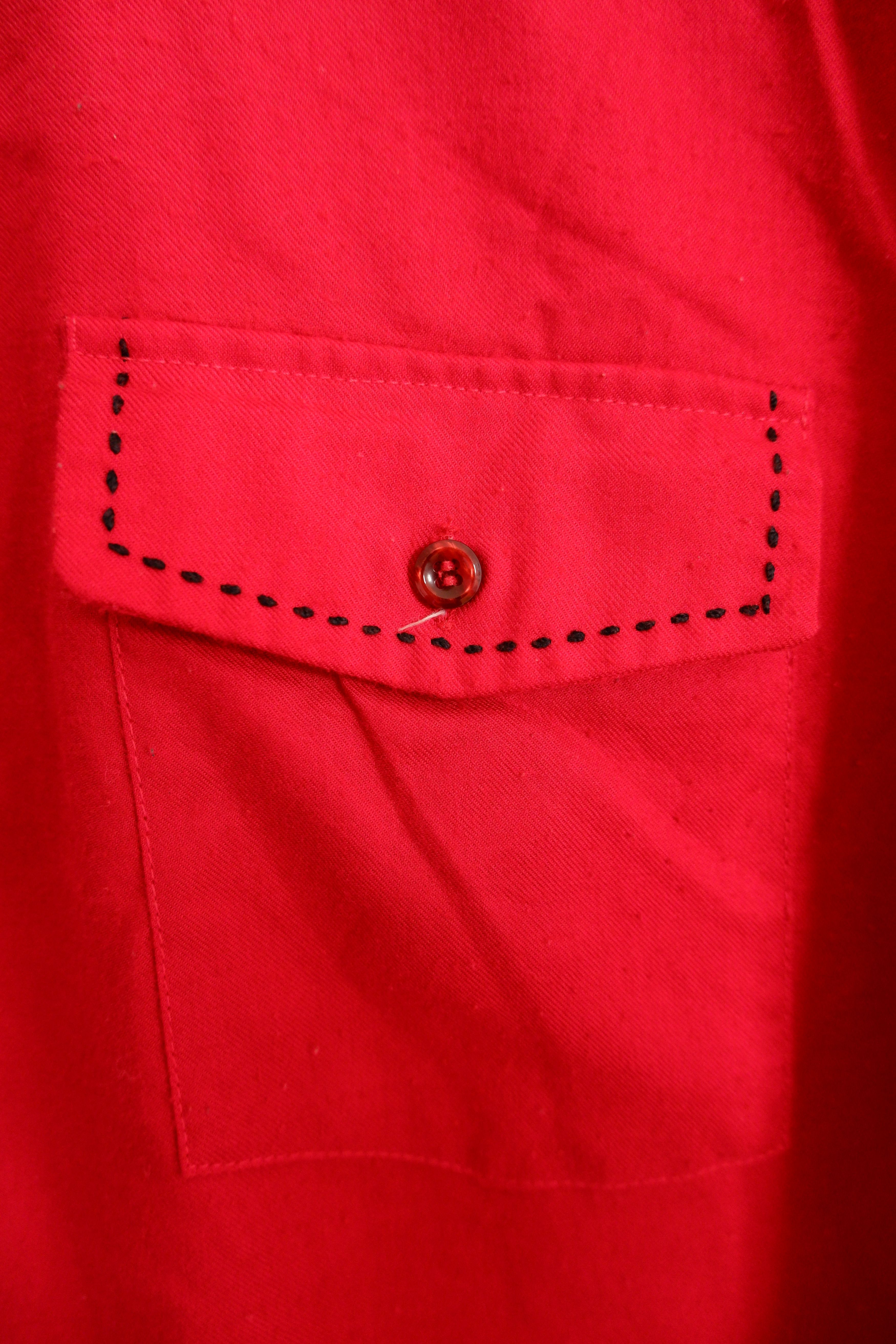 Vintage Vintage 80s ARROW Canada Rockabilly Shirt Size US XL / EU 56 / 4 - 5 Thumbnail