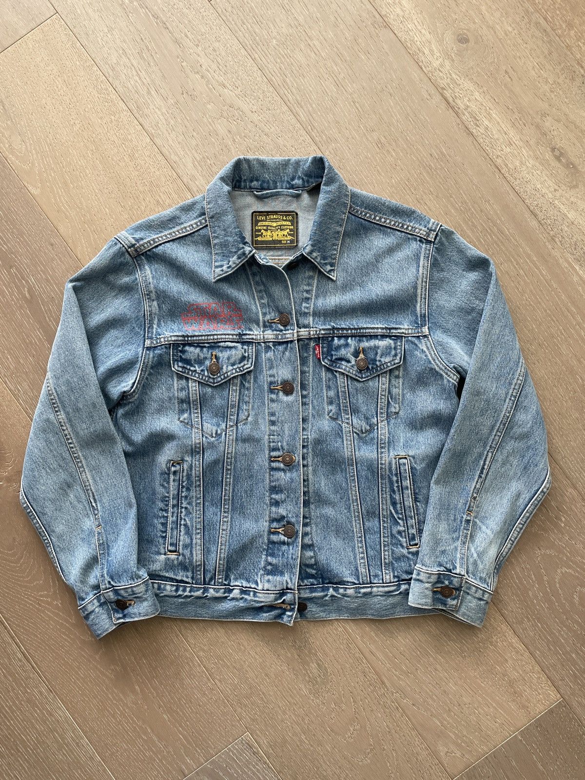 Levi's × Star Wars Levi’s Star Wars R2D2 Denim Trucker Jacket | Grailed