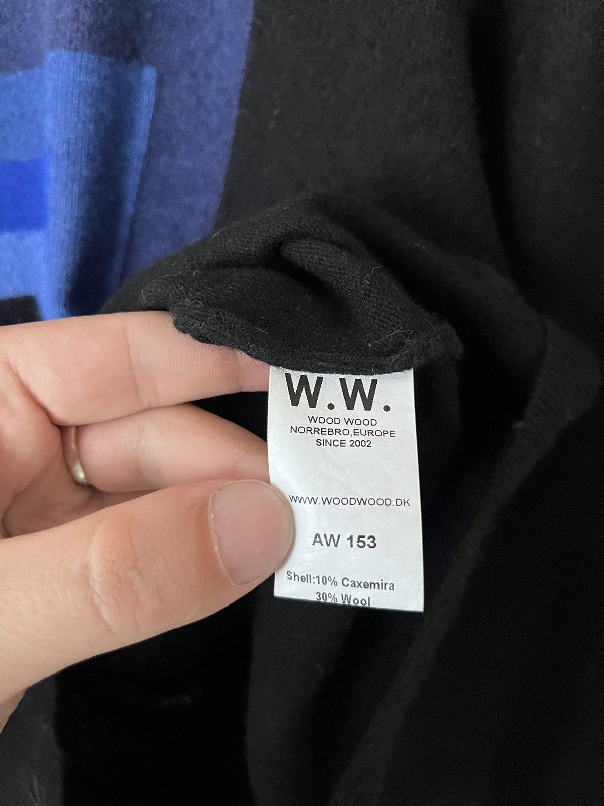 Wood Wood Rare Wood Wood Square AW 153 logo wool/cashmere sweater Size US M / EU 48-50 / 2 - 5 Thumbnail