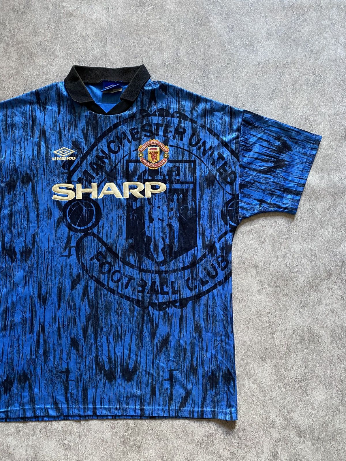 Umbro Vintage 1992-1994 Umbro Manchester United Away Jersey SHARP Size US XL / EU 56 / 4 - 2 Thumbnail