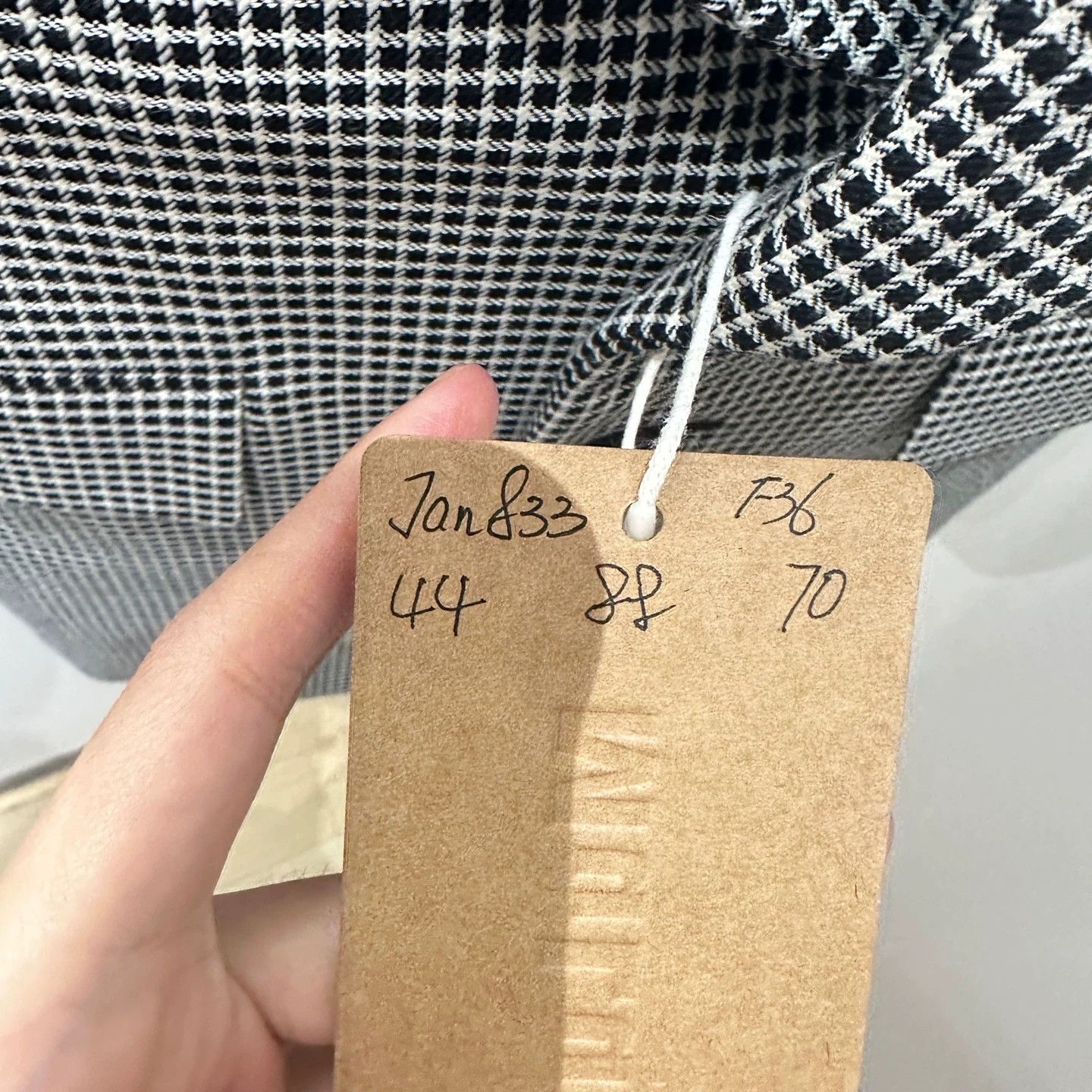 Saint Laurent Paris SL Jan833 check single-breasted jacket 36 Size XS / US 0-2 / IT 36-38 - 6 Thumbnail