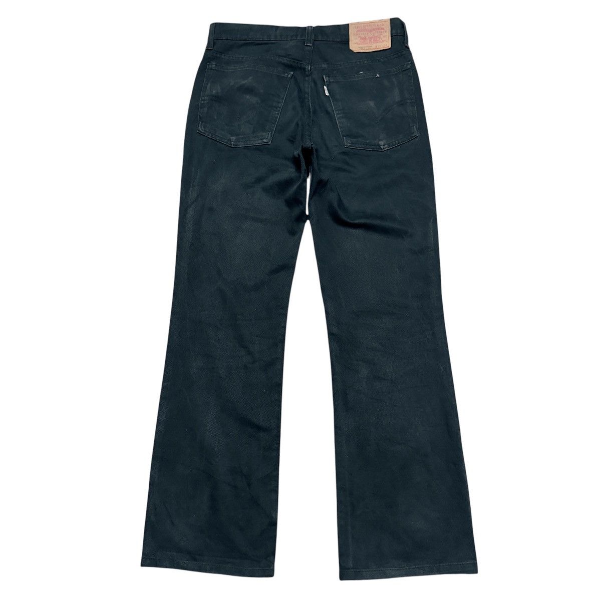 Levi's Vintage Levis 517 Black Denim Flare Jeans Hedi Slimane Size US 32 / EU 48 - 1 Thumbnail