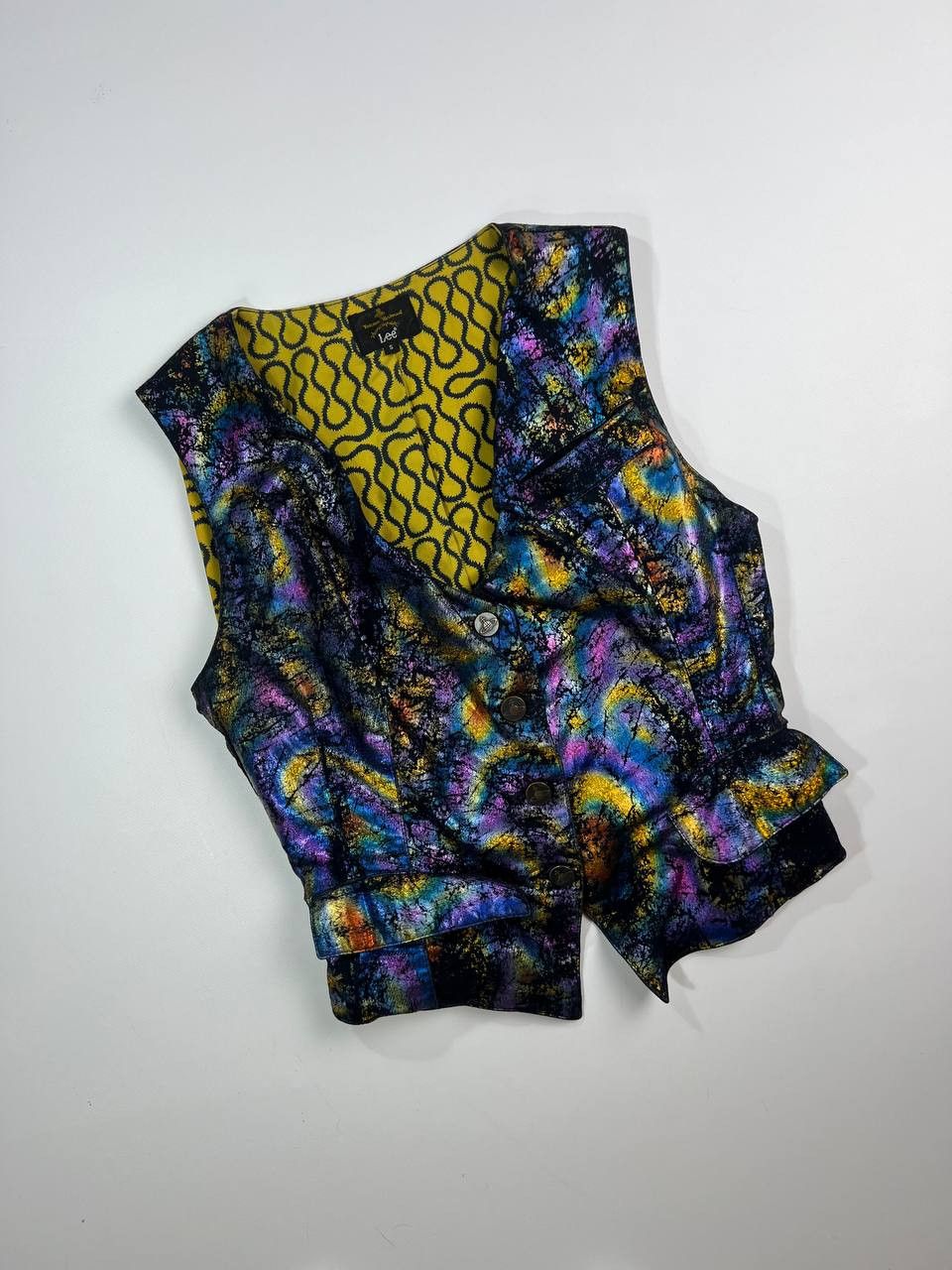 Lee × Vivienne Westwood Rare Vivienne Westwood x Lee Drunk Waistcoat Multicolor Size S / US 4 / IT 40 - 4 Thumbnail