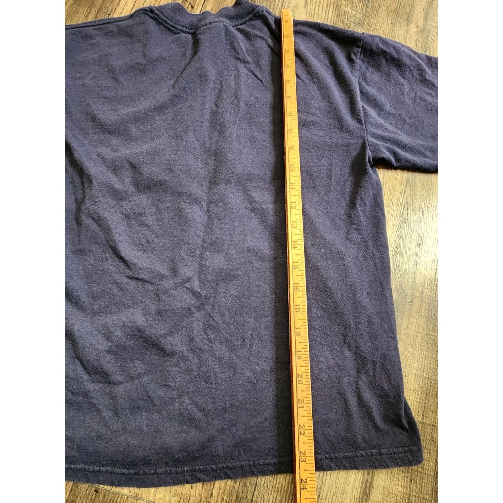 Gildan VINTAGE Gildan T-Shirt USA 9/11 Embroidered God Bless USA Twin Towers Crew Neck Short Sleeve Blue M Adult Mens Size US M / EU 48-50 / 2 - 2 Thumbnail