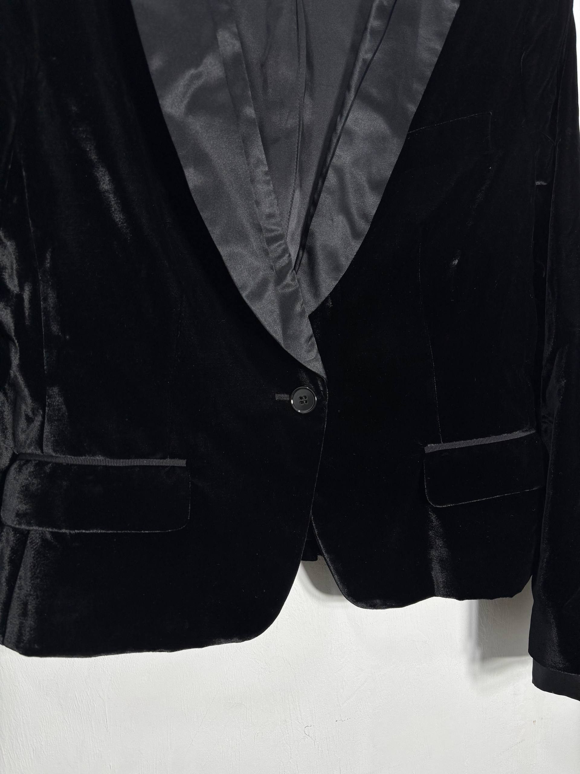 Dolce & Gabbana Dolce & Gabbana Velvet Silk Tuxedo Blazer Shawl Collar 44 IT Size M / US 6-8 / IT 42-44 - 4 Thumbnail