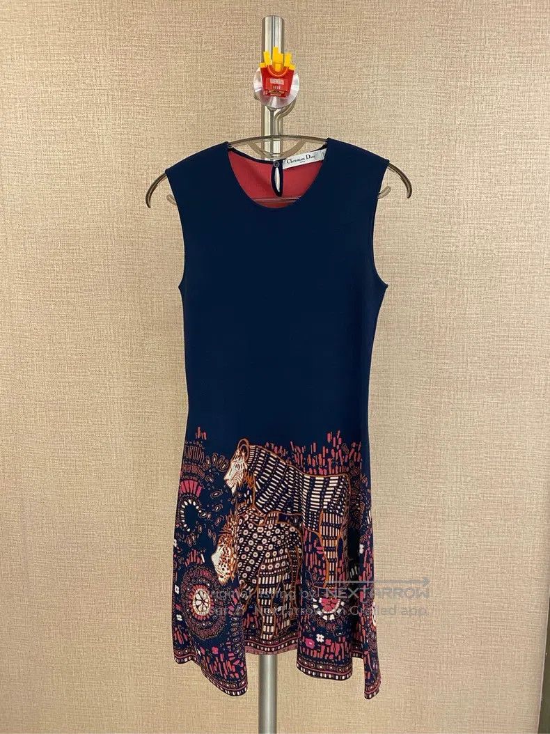 Dior Dior Heavy Industry Embroidery Dress Size XXS / US 00 / IT 34 - 2 Thumbnail