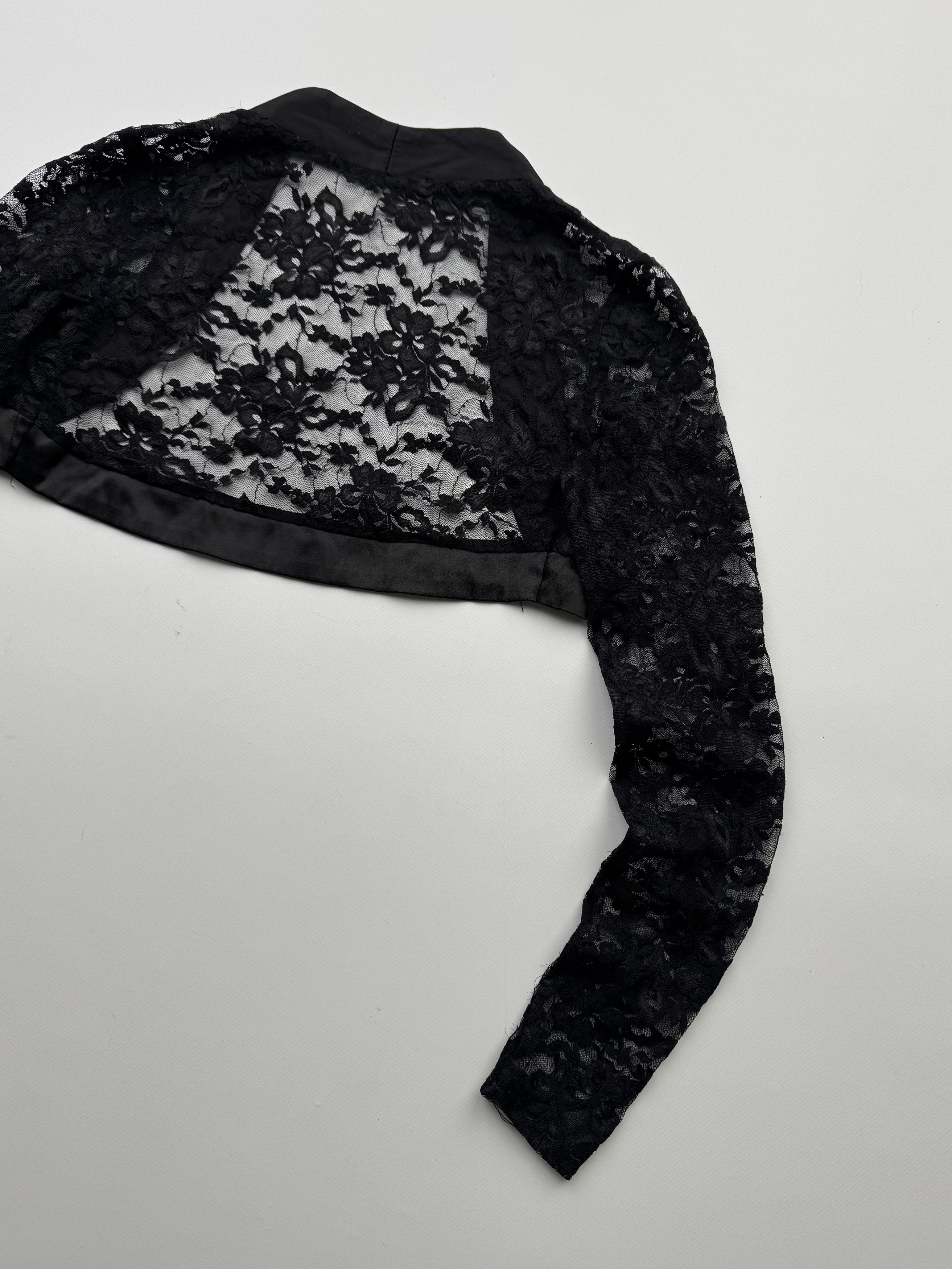 Japanese Brand Vintage Mesh Cropped Blouse B312 E2(V366) Size M / US 6-8 / IT 42-44 - 9 Thumbnail