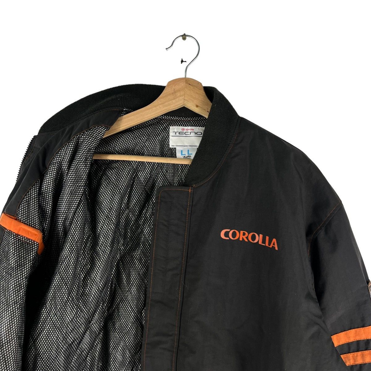 Vintage 🔥VINTAGE WORKER BOMBER JACKET TOYOTA TECNO BIG LOGO Size US L / EU 52-54 / 3 - 11 Thumbnail