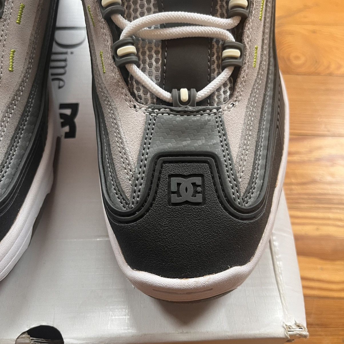 Dime DC Shoe x Dime Legacy OG Neon 95 Size 12 RARE Sneakers Size US 12 / EU 45 - 15 Thumbnail