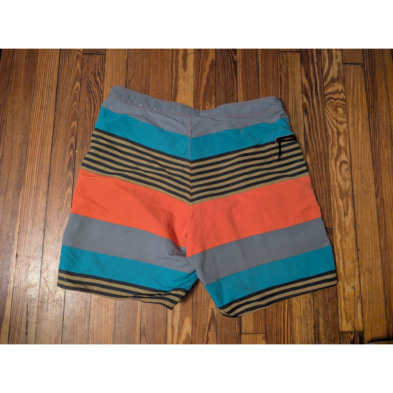 Patagonia Patagonia Orange/Blue Mens Size 38 Board Shorts Size US 38 / EU 54 - 2 Thumbnail