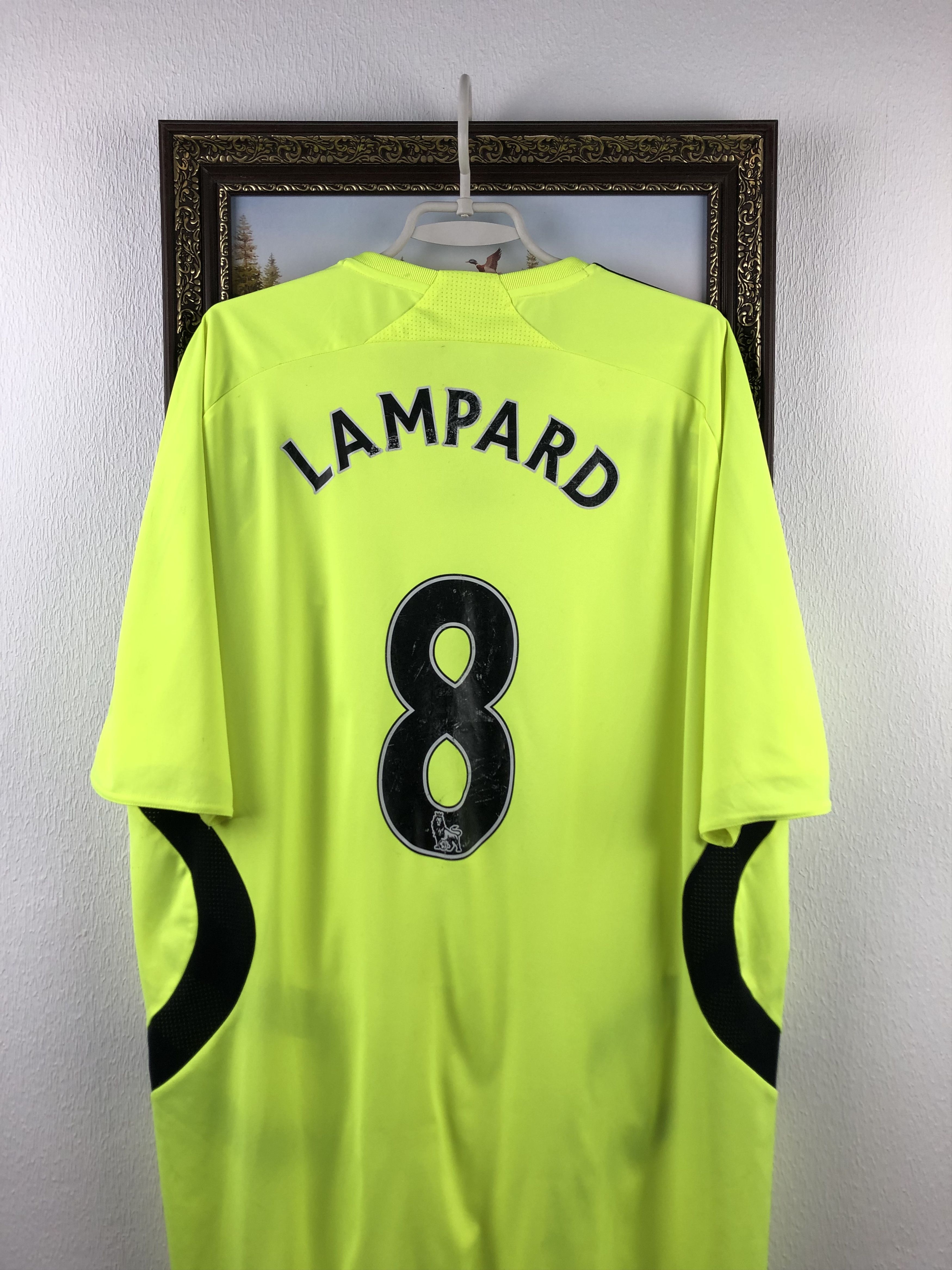 Adidas Chelsea football shirt 2007 Soccer #8 Lampard Adidas Jersey Size US XXL / EU 58 / 5 - 2 Thumbnail
