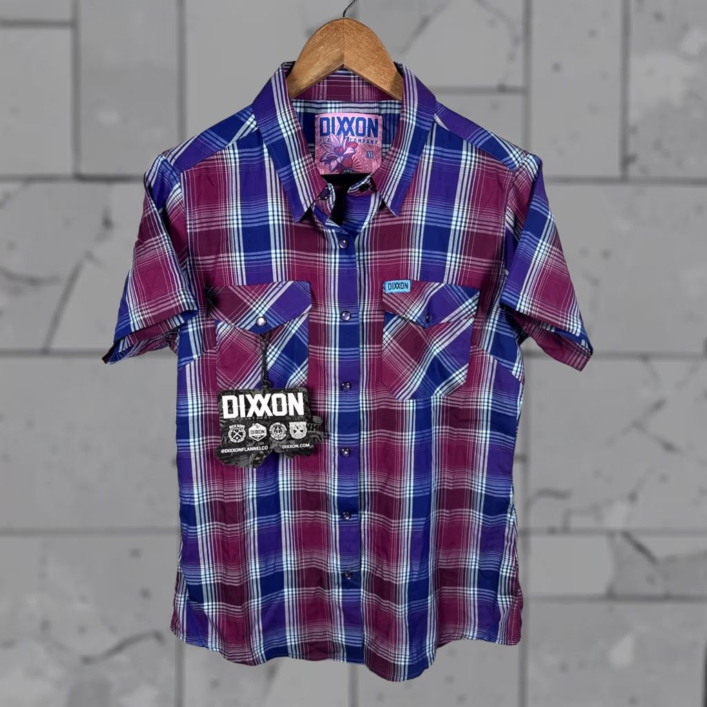 Vintage DIXXON FLANNEL CO. The Locus Plaid Snap Button Womens M Shirt Pink Plaid Snap Button Shirt Womens M Size M / US 6-8 / IT 42-44 - 1 Thumbnail