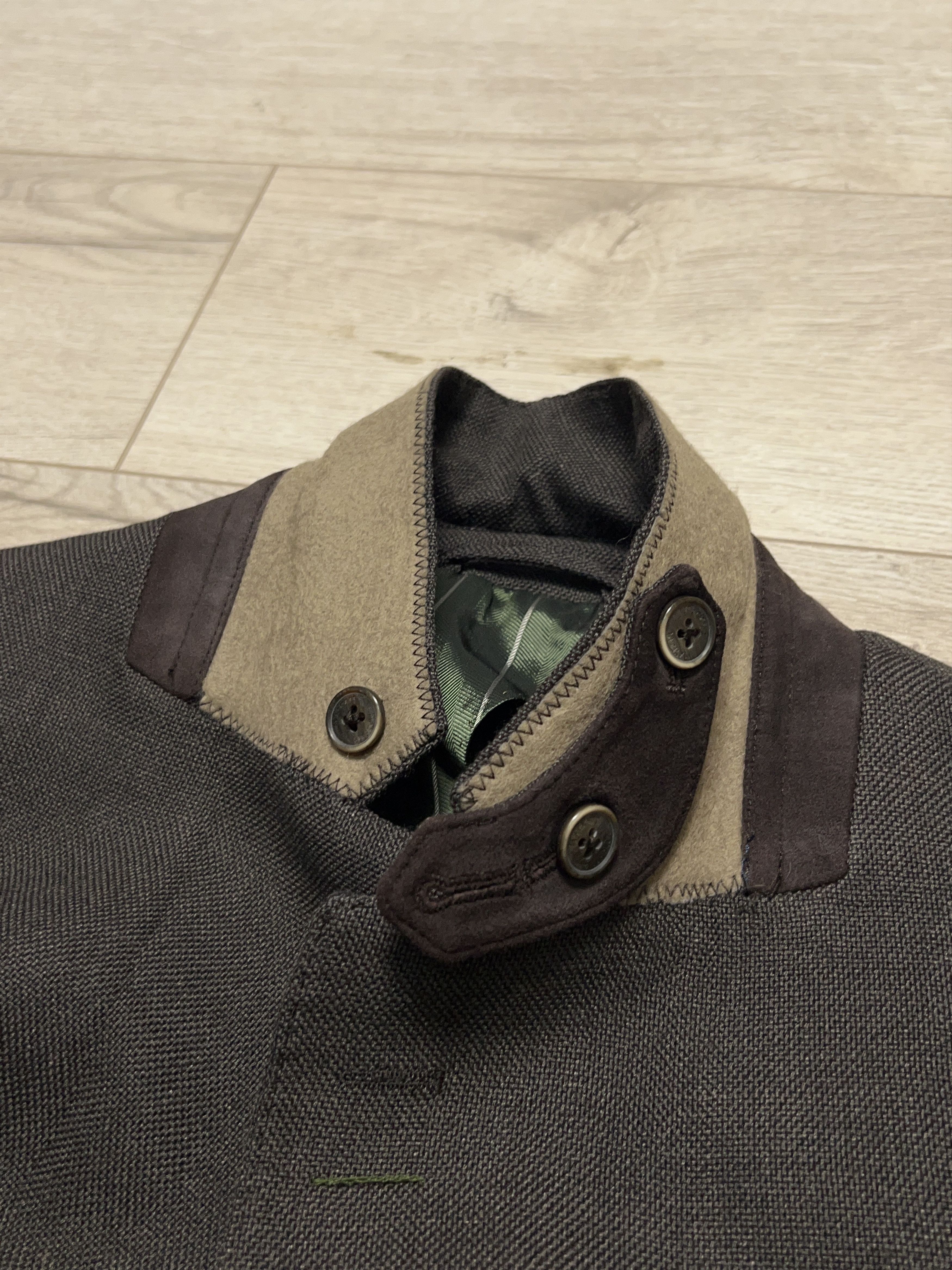 Hackett × Loro Piana Mens London Mayfair Hopsack Blazer Sport Coat Jacket Size 38R - 14 Thumbnail