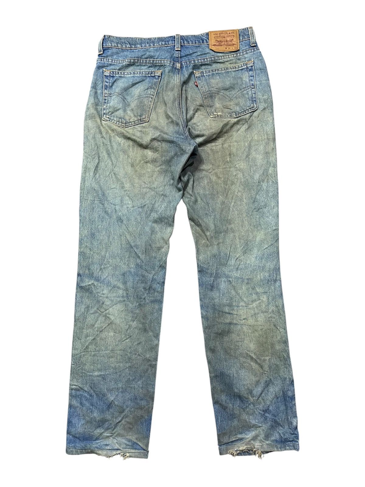 Levi's Vintage Clothing 1990s levis 510 mud washed destroyed sun faded denim pants Size US 34 / EU 50 - 2 Thumbnail