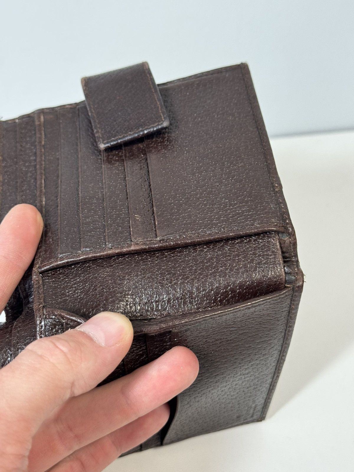 Gucci Authentic, Gucci Brown Mono Canvas Compact Bi-fold Size ONE SIZE - 15 Thumbnail