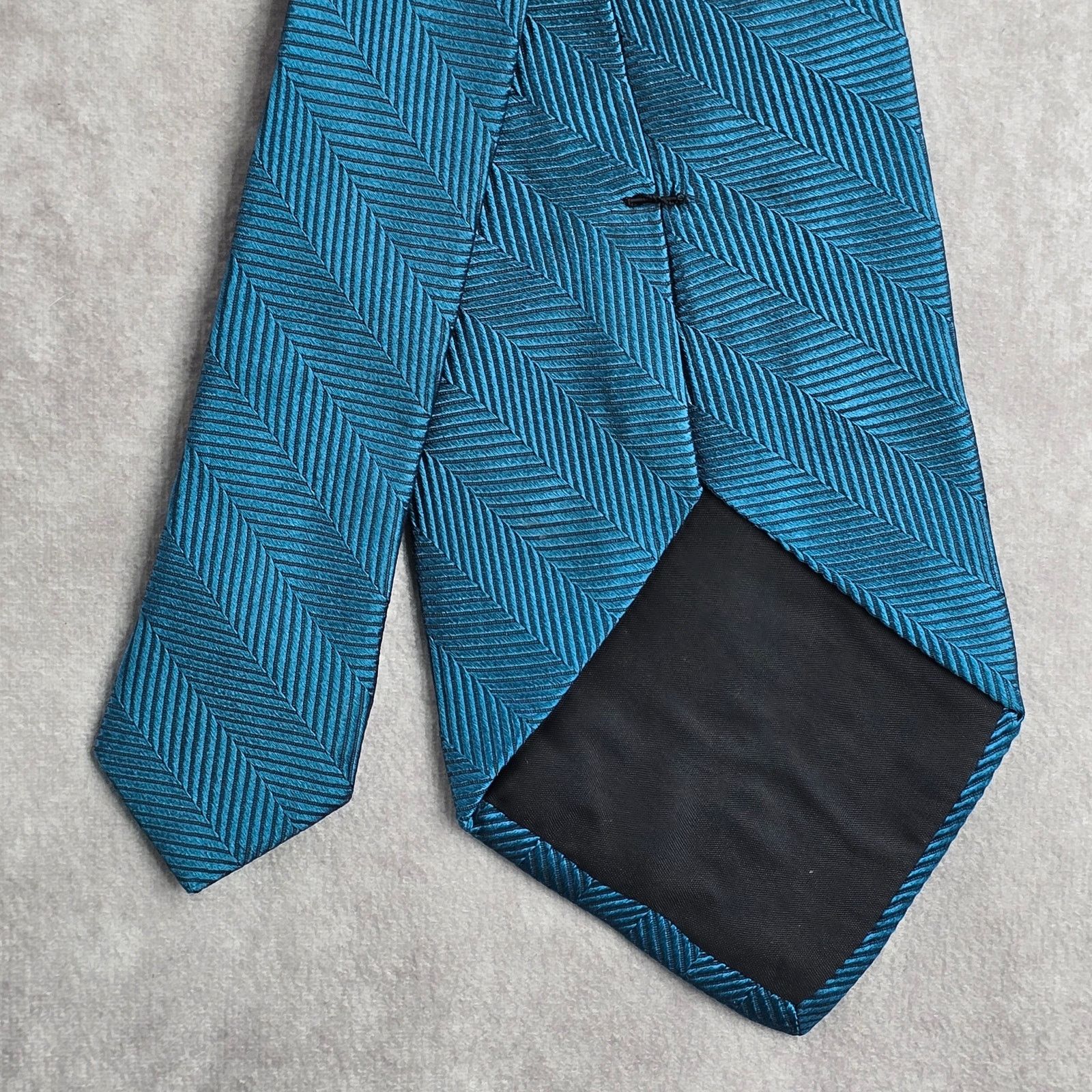 Jos. A. Bank Jos. A. Bank Blue Stripe Repp 100% Silk Italy Men's Neck Tie Size 30 - 6 Thumbnail