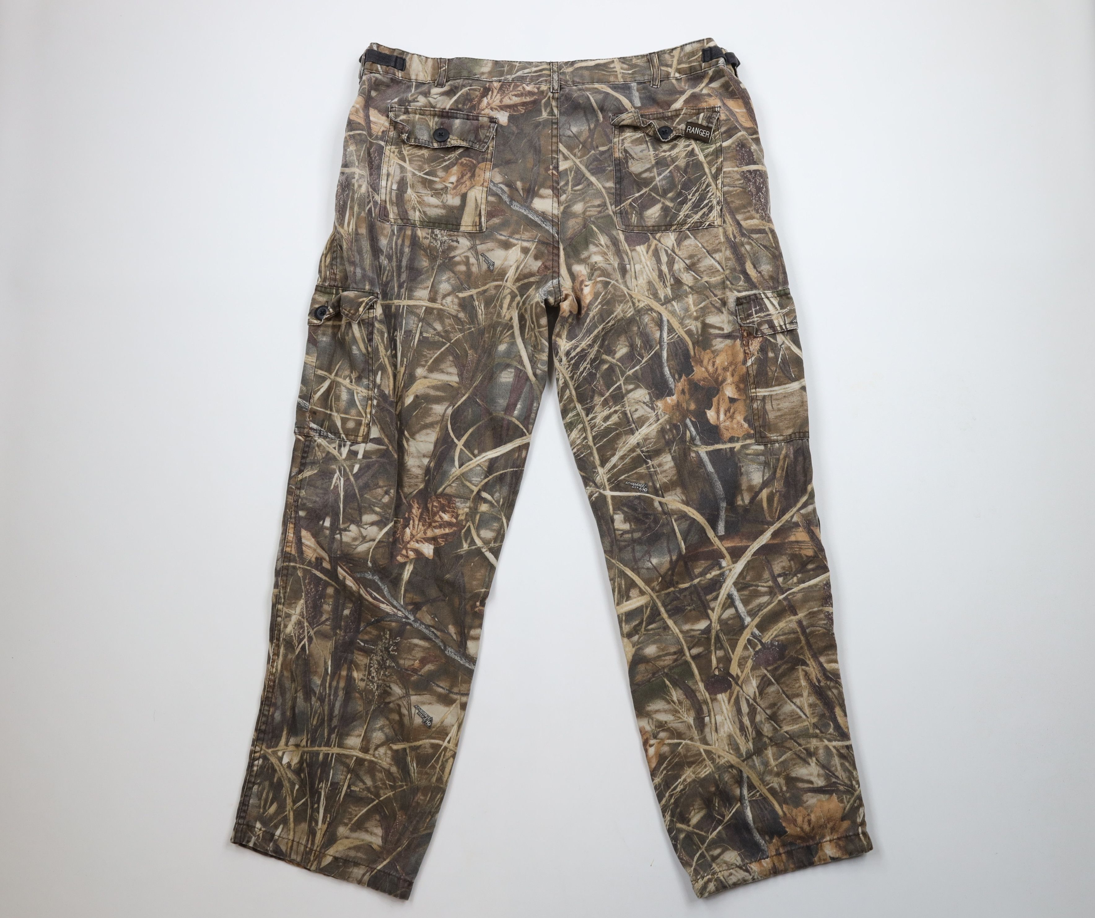 Vintage Vintage 90s Y2K Streetwear Camouflage Wide Leg Cargo Pants Size US 38 / EU 54 - 9 Thumbnail