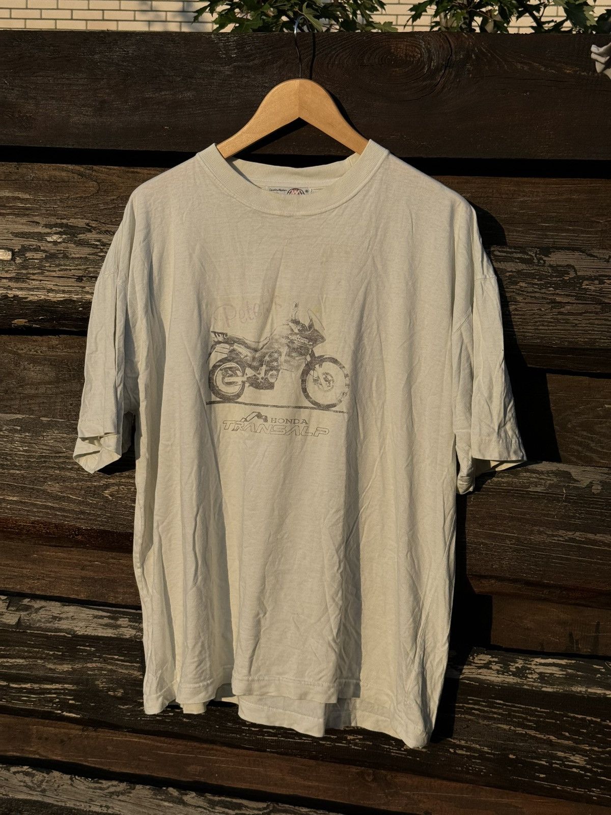 Vintage 90’s Vintage Honda Transalp Promo Moto Racing tee Size US L / EU 52-54 / 3 - 2 Thumbnail