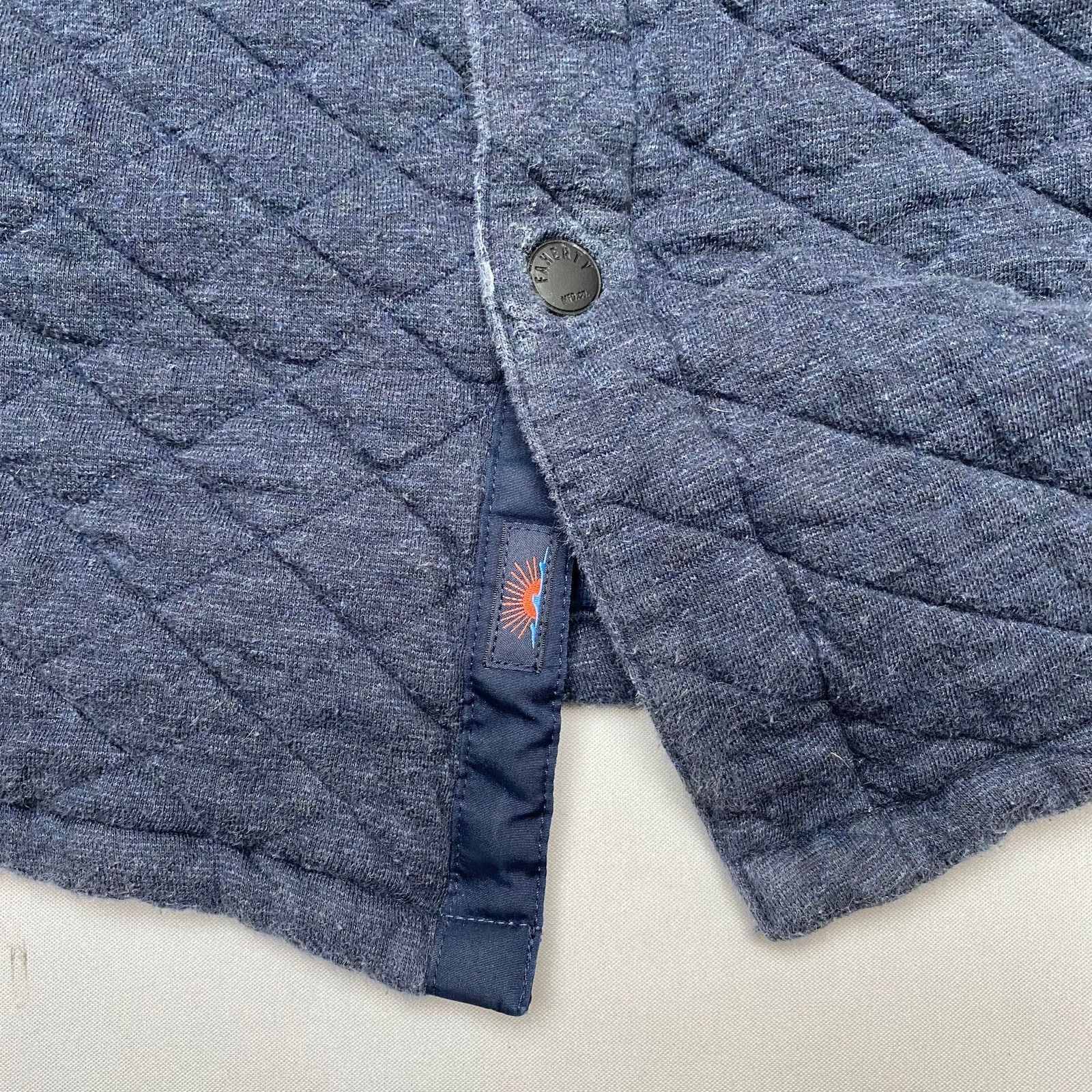 Faherty Faherty Epic Quilted Fleece CPO Shirt Jacket Shacket Men's L Size US L / EU 52-54 / 3 - 11 Thumbnail
