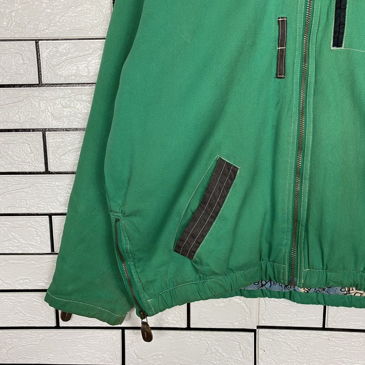 Japanese Brand 🔥VINTAGE FLY BOMBER JACKET CREATION CUBE ISSEY MIYAKE Size US M / EU 48-50 / 2 - 5 Thumbnail