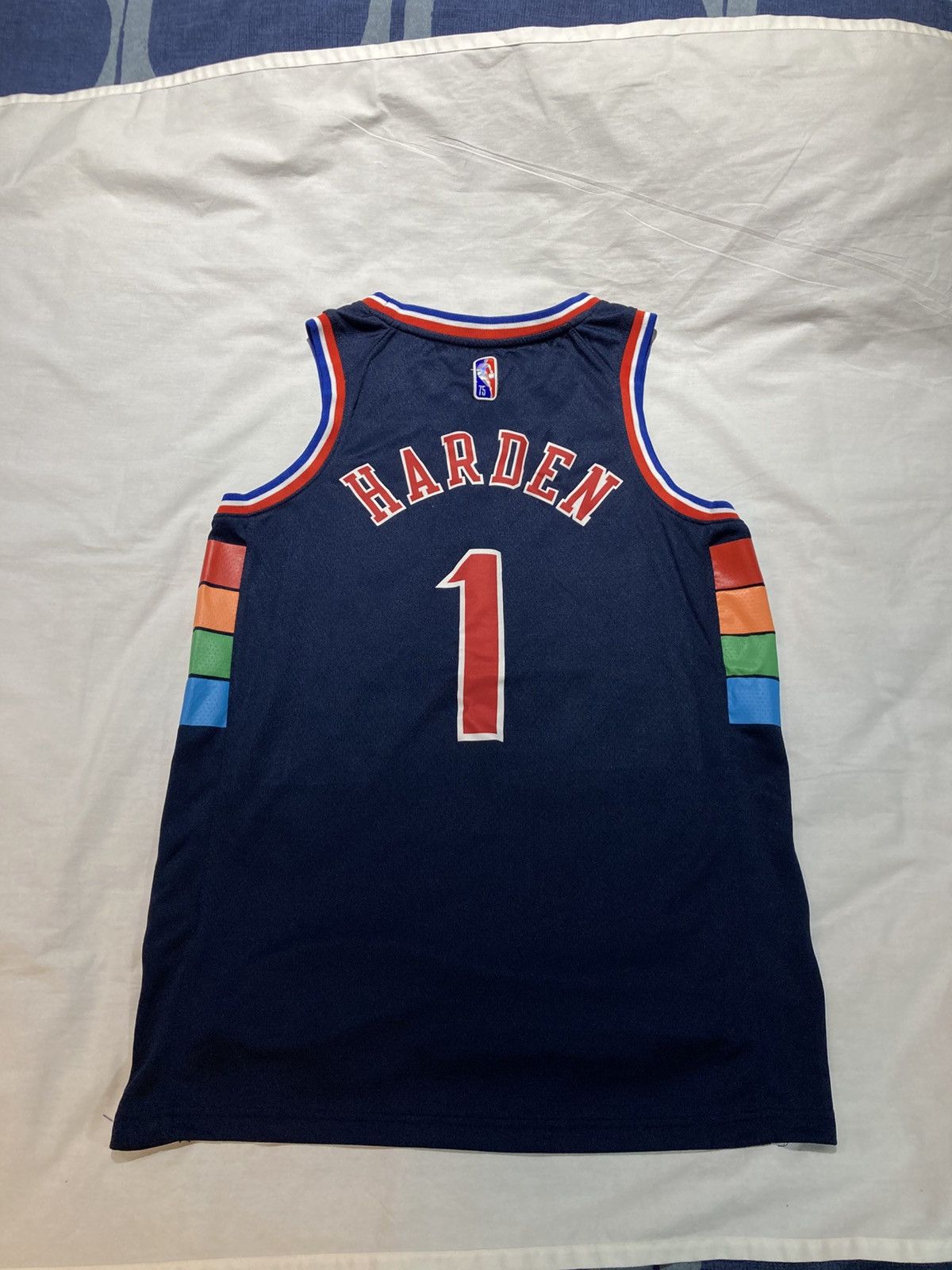 James Harden City Edition Philadelphia 76ers Jersey size M