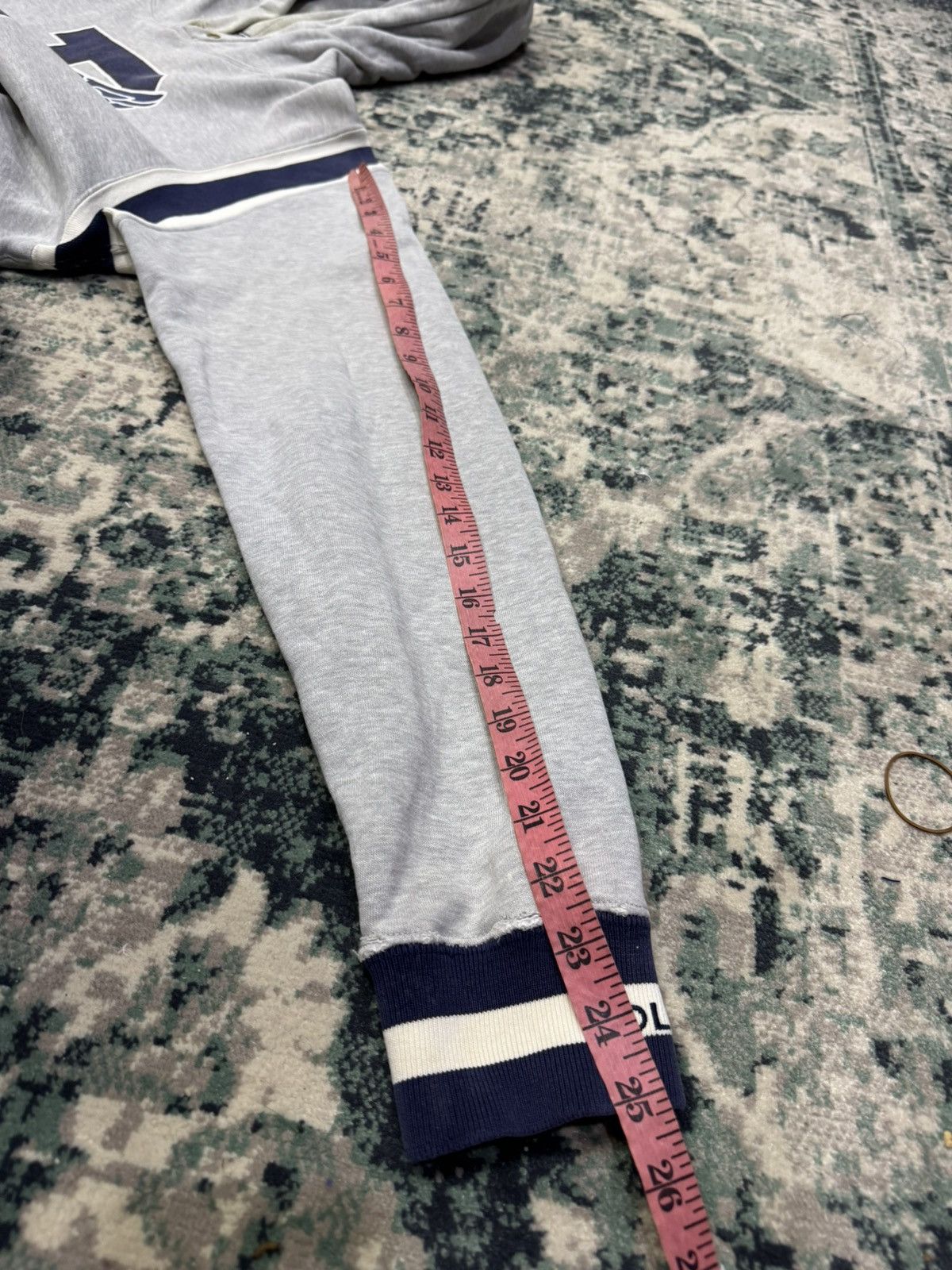 Polo Ralph Lauren VTG 1992 POLO P WINGS HOODIE JAPAN ORIGIN Size US L / EU 52-54 / 3 - 12 Thumbnail