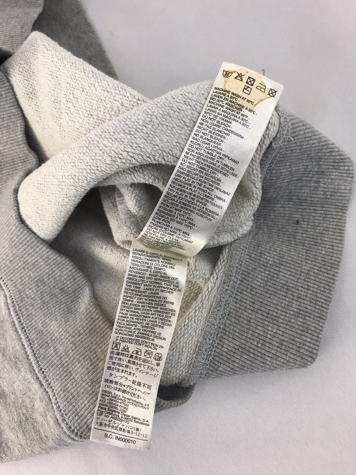 Diesel Diesel University Of Denim Sweatshirt Various Logo Side Tape Size US L / EU 52-54 / 3 - 7 Thumbnail