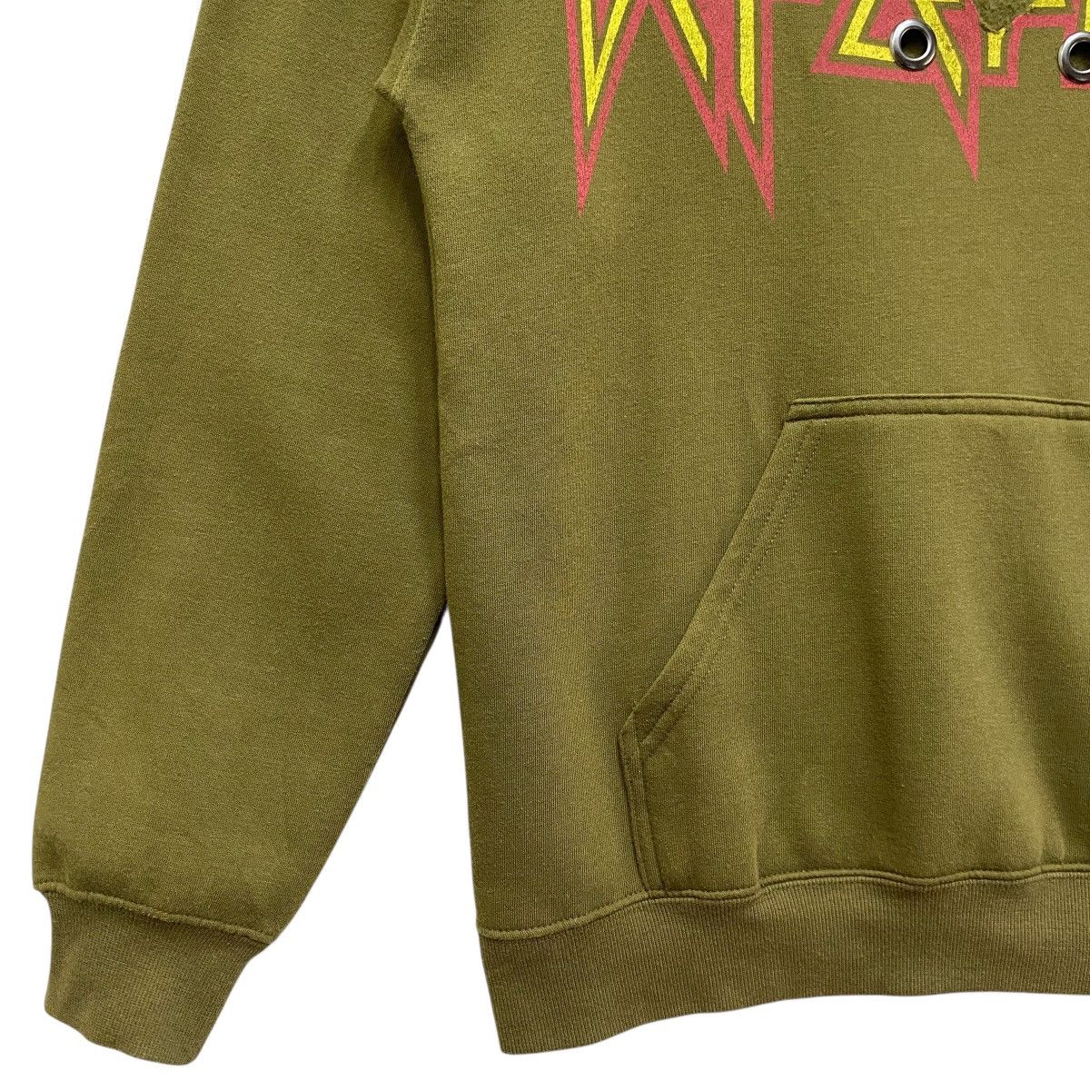 Def Leppard Custom Def Leppard Hoodie Lace-Up Metal Eyelets Distressed Size US M / EU 48-50 / 2 - 6 Thumbnail