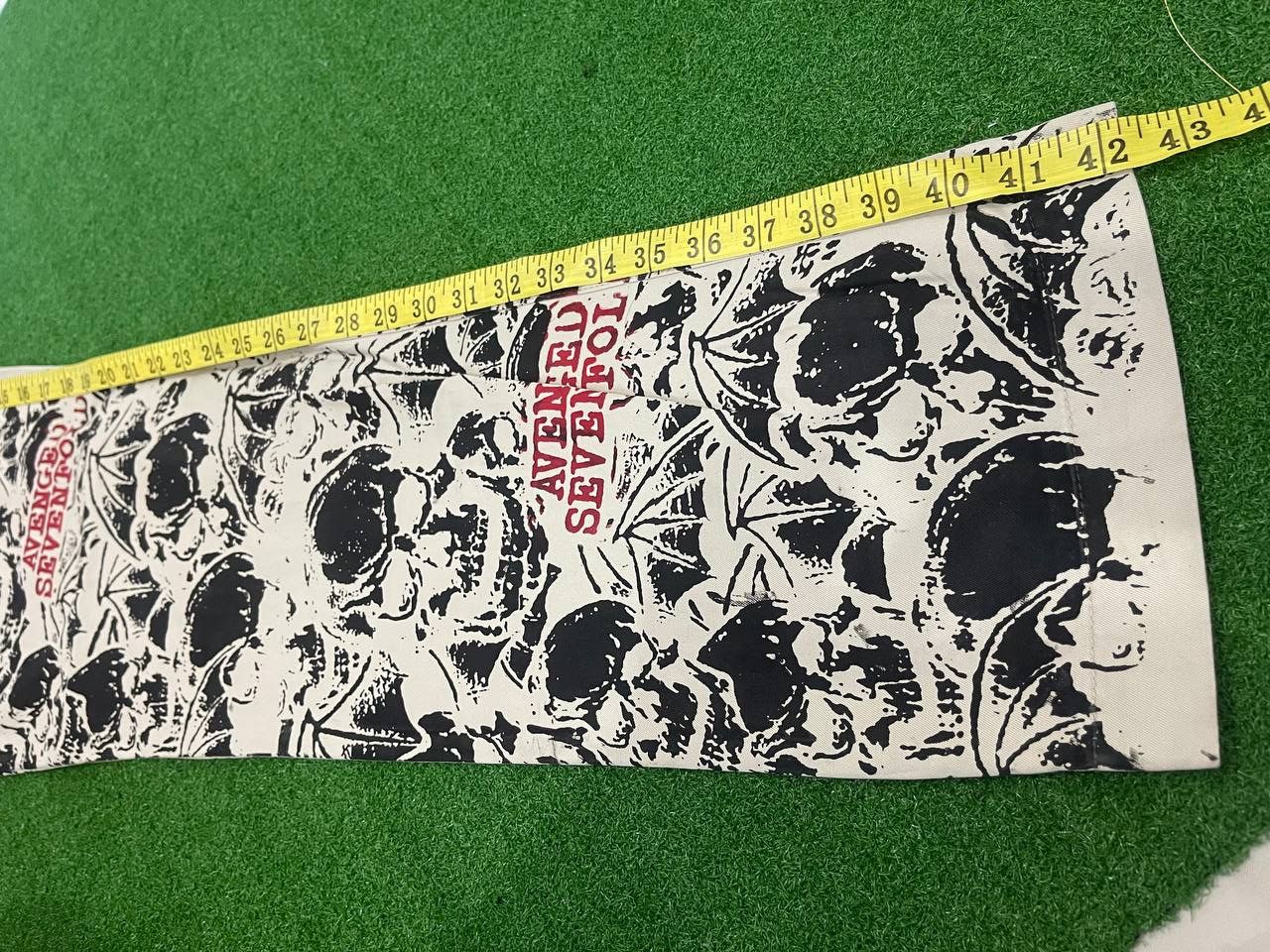 Handmade × Vintage Avenged Sevenfold Band Custom Print Handmade Limited Vintage Size US 31 - 17 Thumbnail