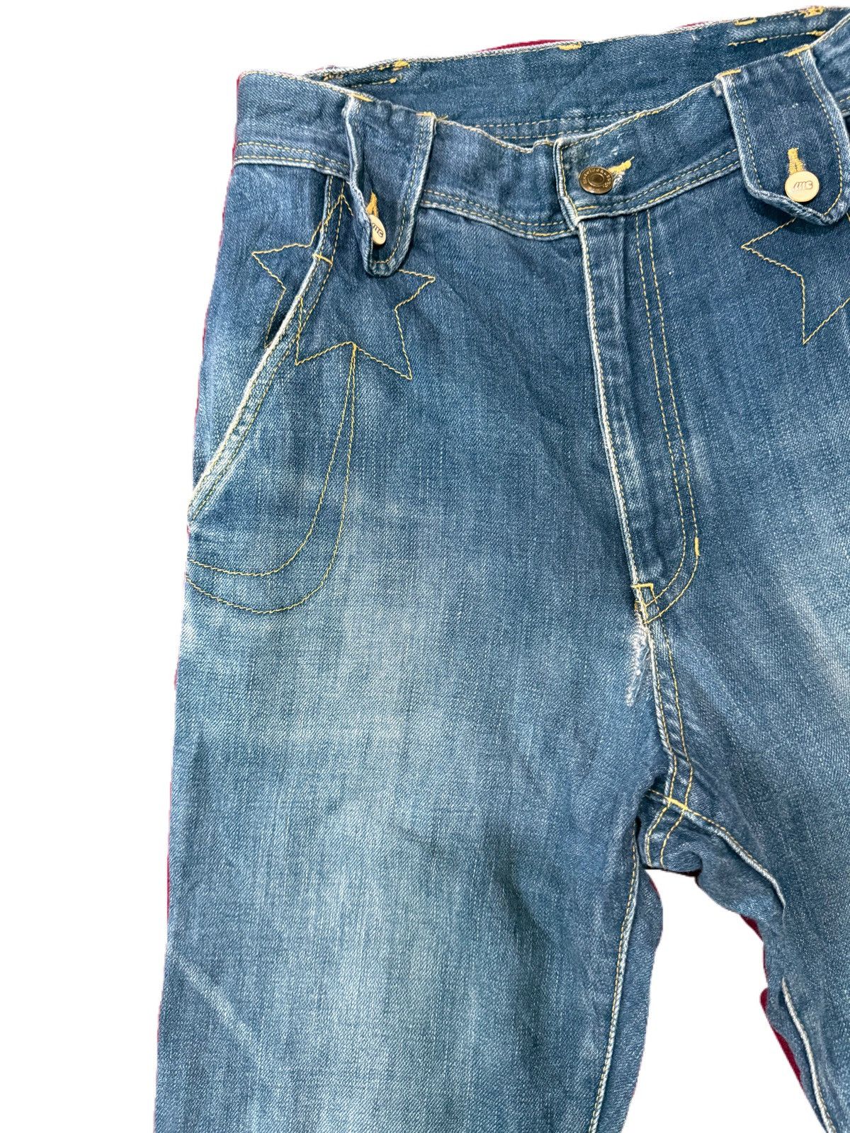 mercibeaucoup RARE Japanese Brand Long Rise Design Star Mercibeaucoup Size US 28 / EU 44 - 4 Thumbnail