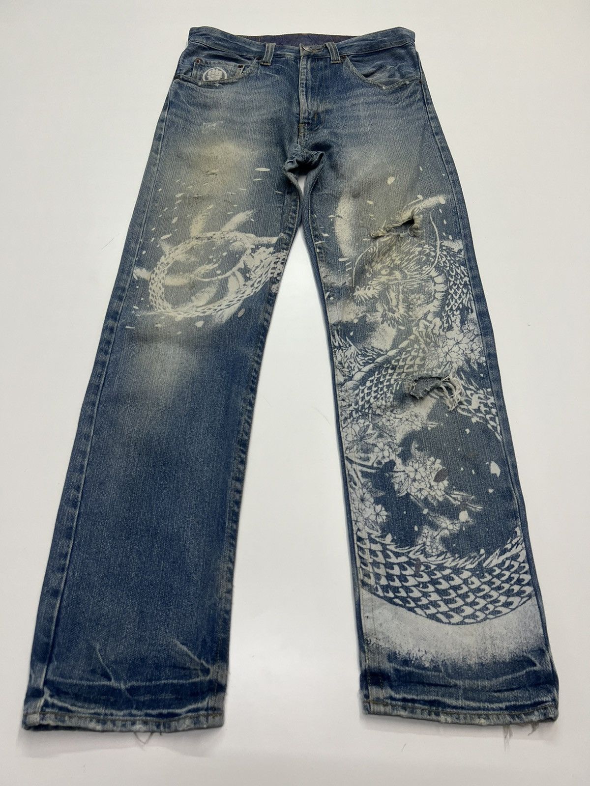 Vintage Vintage Denim Jeans Dragon Size 32 Size US 32 / EU 48 - 4 Thumbnail