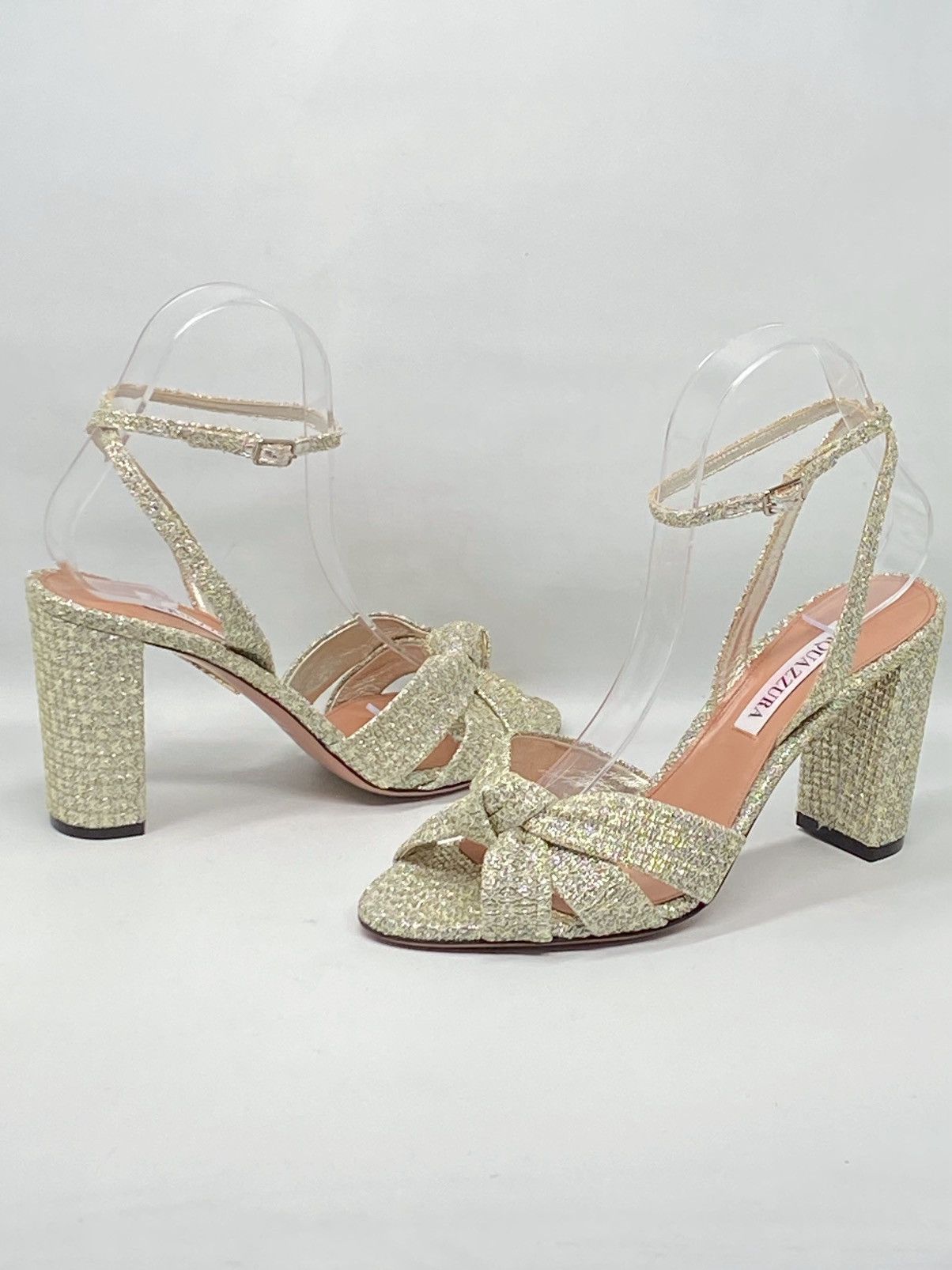 Aquazzura Aquazzura Nina 85MM Knotted Sandals size 38 Size US 8 / IT 38 - 9 Thumbnail