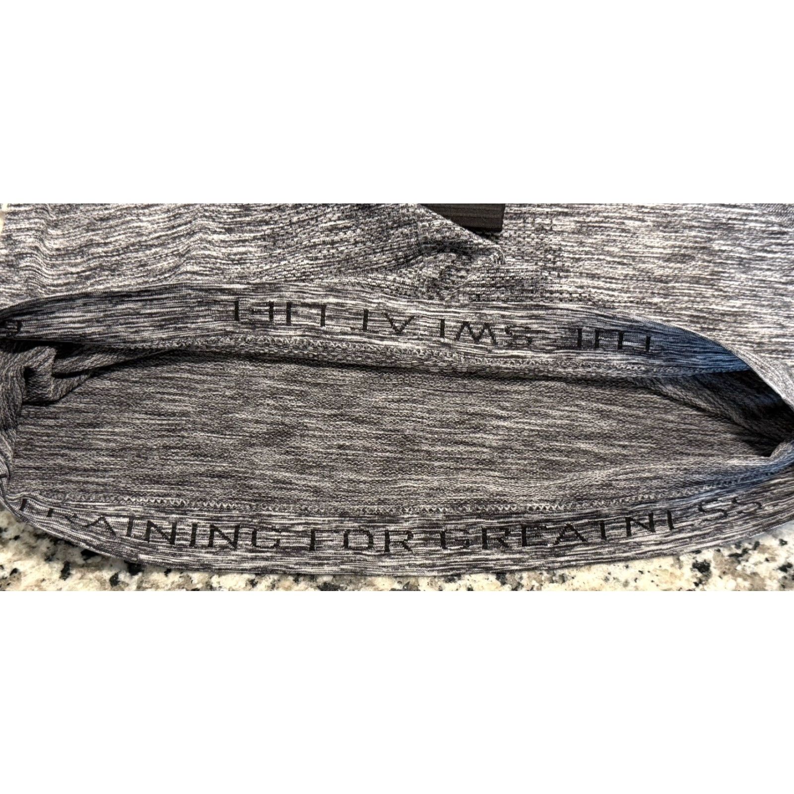 Lululemon Lululemon Swiftly Tech Long Sleeve Crew T-Shirt Size 6 Black White Ombré Women Pullover Breathable Lightweight Stretch Size M / US 6-8 / IT 42-44 - 6 Thumbnail