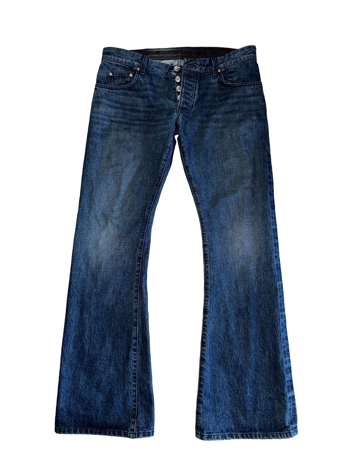 Chrome Hearts Chrome Hearts Jeans RS Denim Flared Size US 38 / EU 54 - 1 Thumbnail