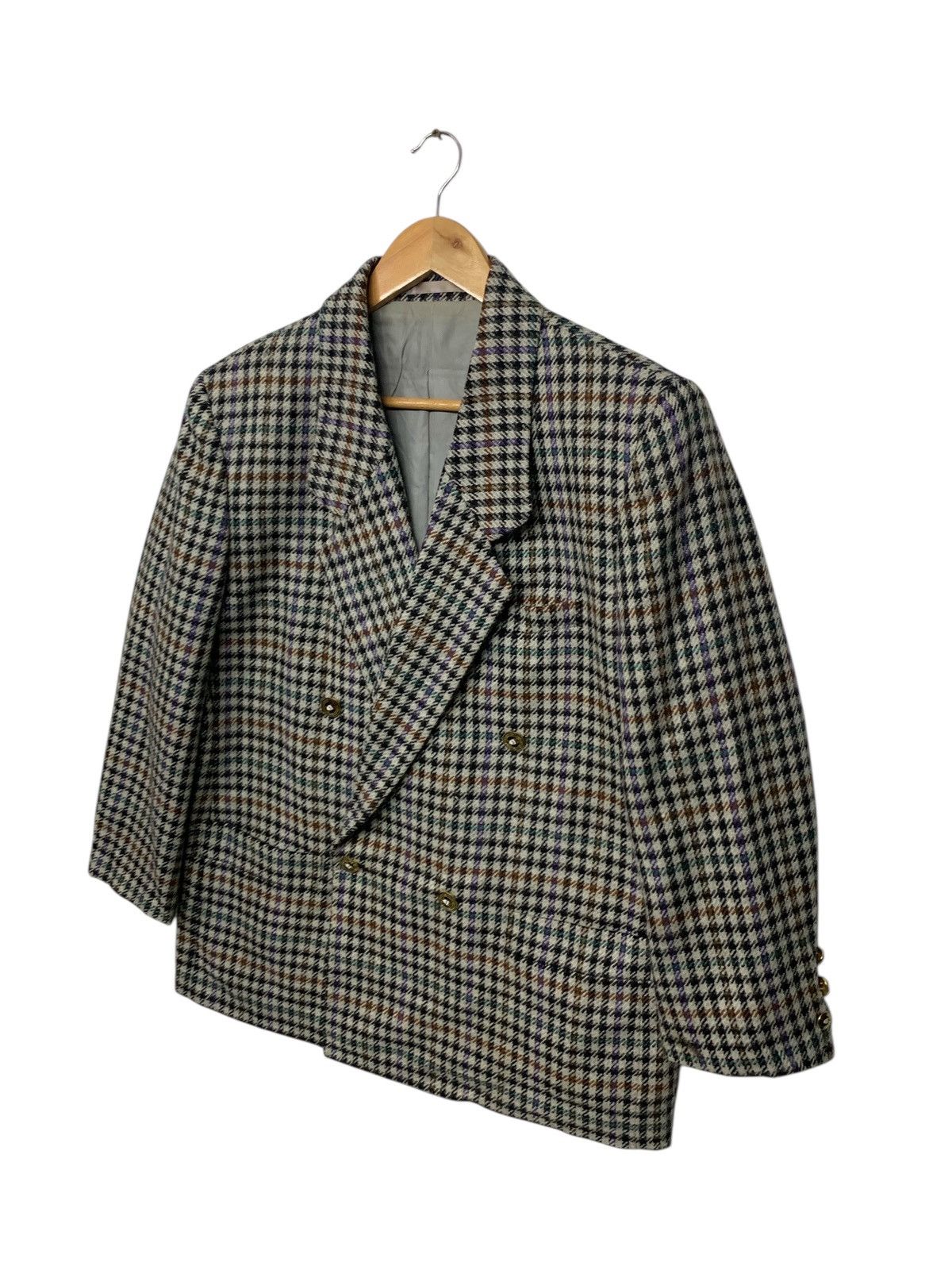 Burberry × Designer × Vintage Rare Vintage Burberry's X William Brown Wool Blazer Size US L / EU 52-54 / 3 - 2 Thumbnail