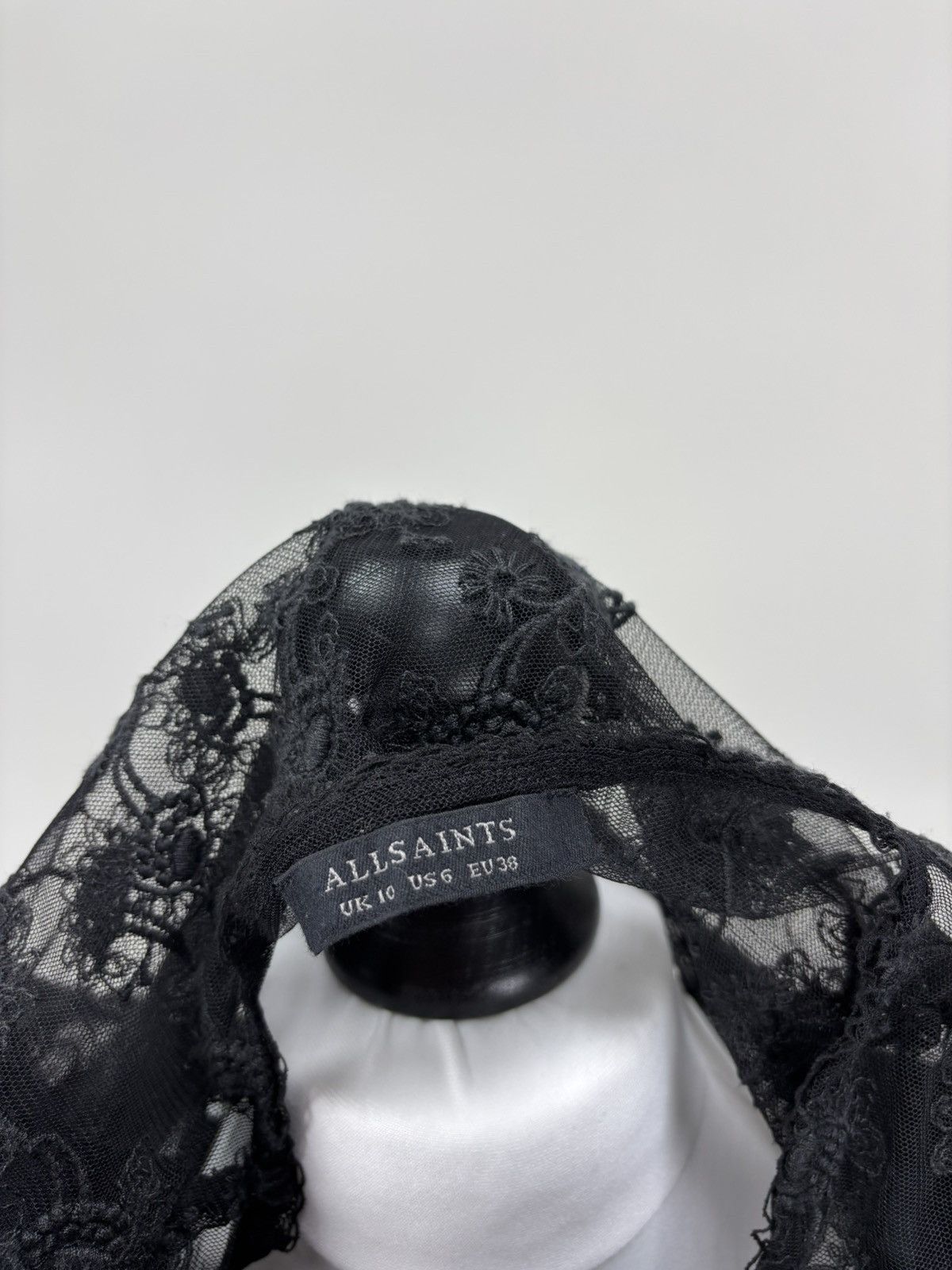 Allsaints Womens blouse AllSaints Size 38 Color Black Size XS / US 0-2 / IT 36-38 - 10 Thumbnail